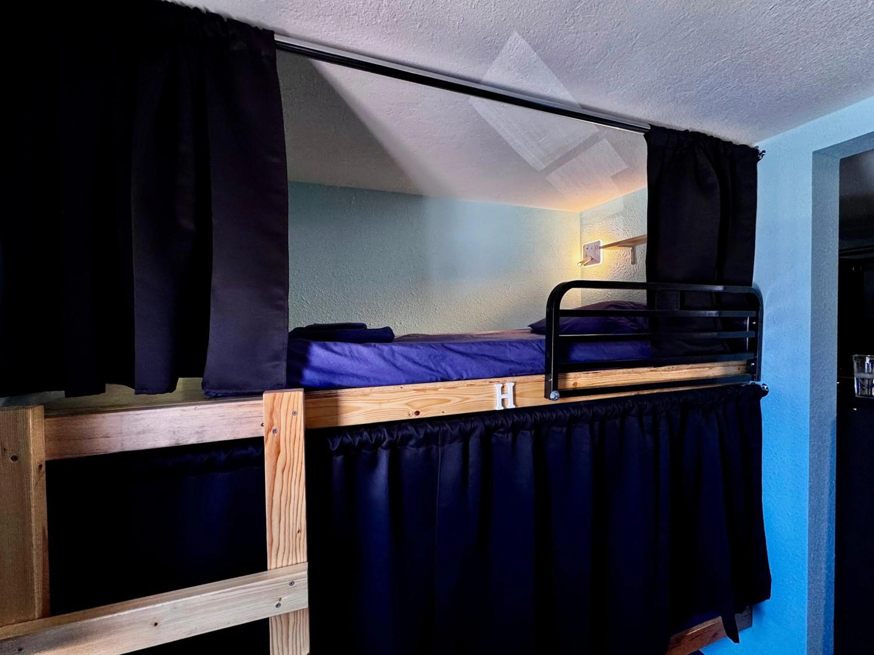 bunk bed, Bed in Sin City Hostel