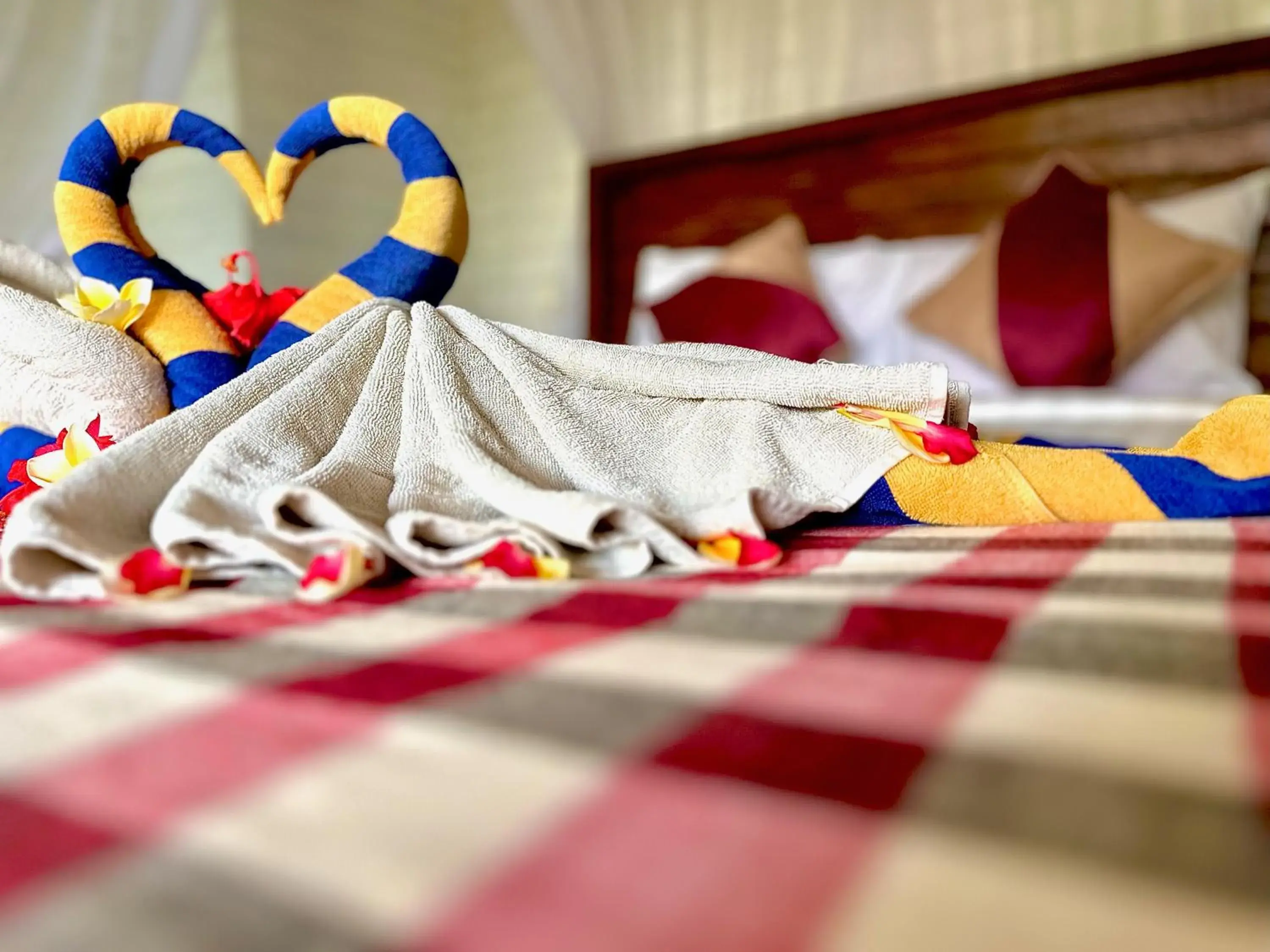 Bed in D mas huts lembongan Bed in D mas huts lembongan