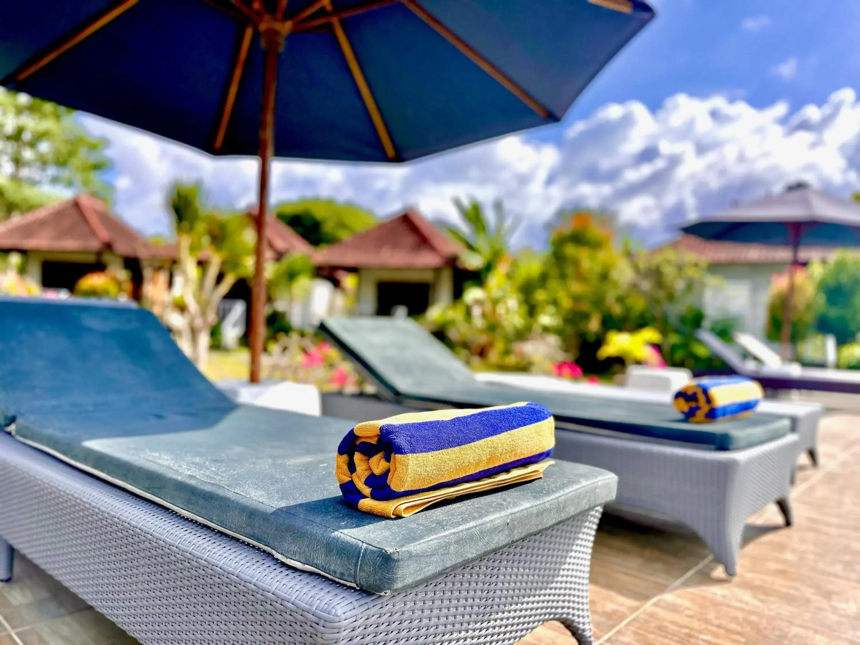 Swimming pool in D mas huts lembongan Swimming pool in D mas huts lembongan