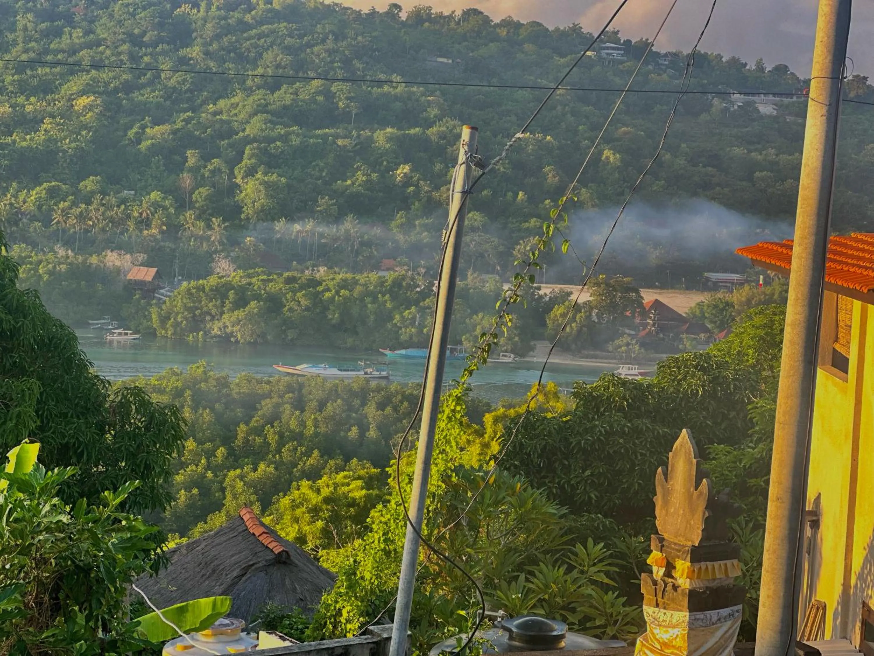 Natural landscape in D mas huts lembongan