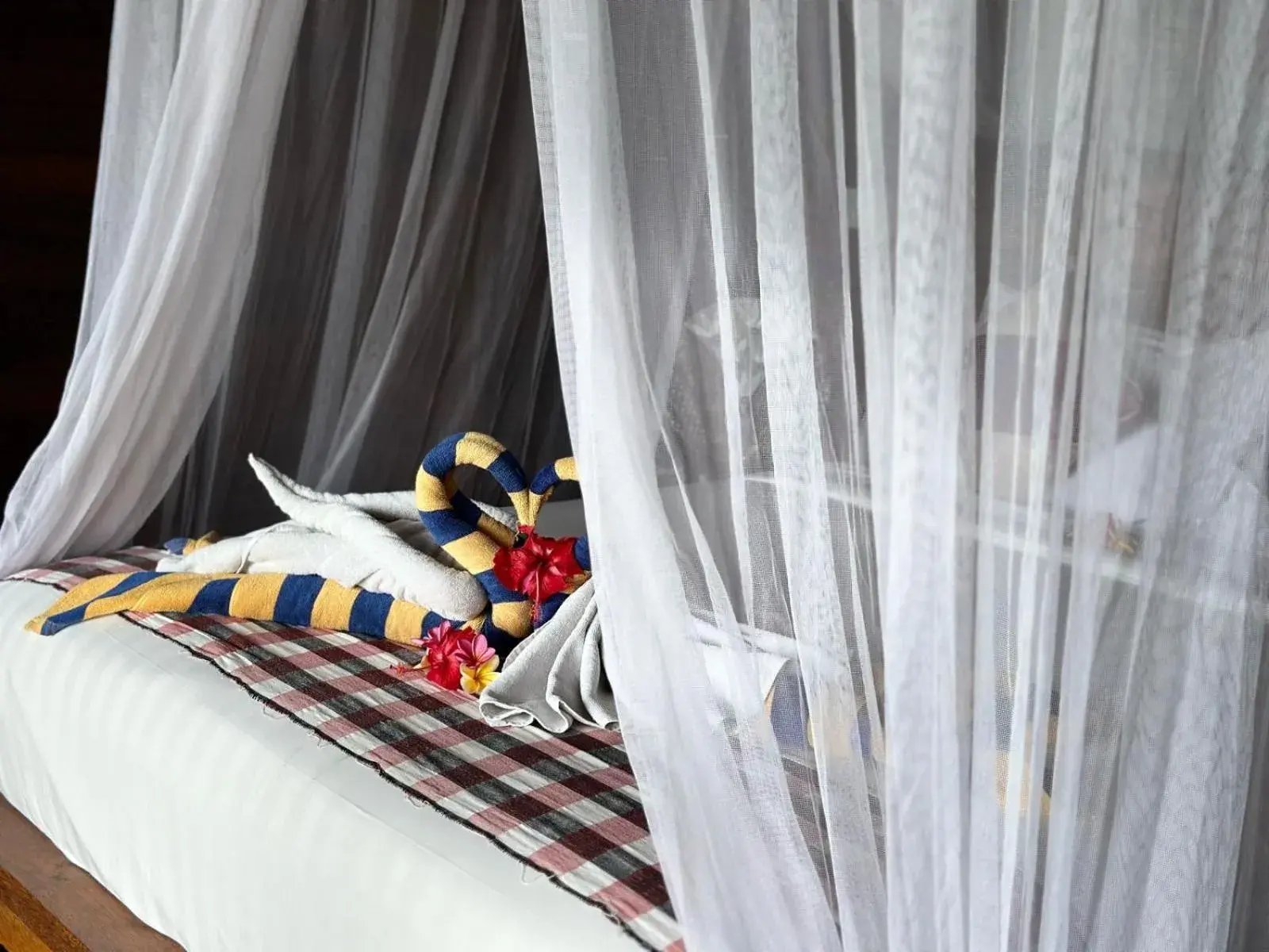 Bed in D mas huts lembongan Bed in D mas huts lembongan