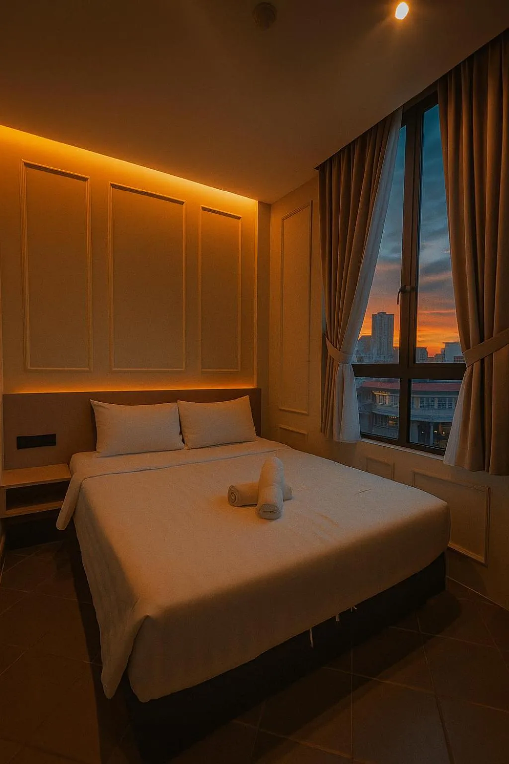 Shower, Bed in Georgetown AY Hotel