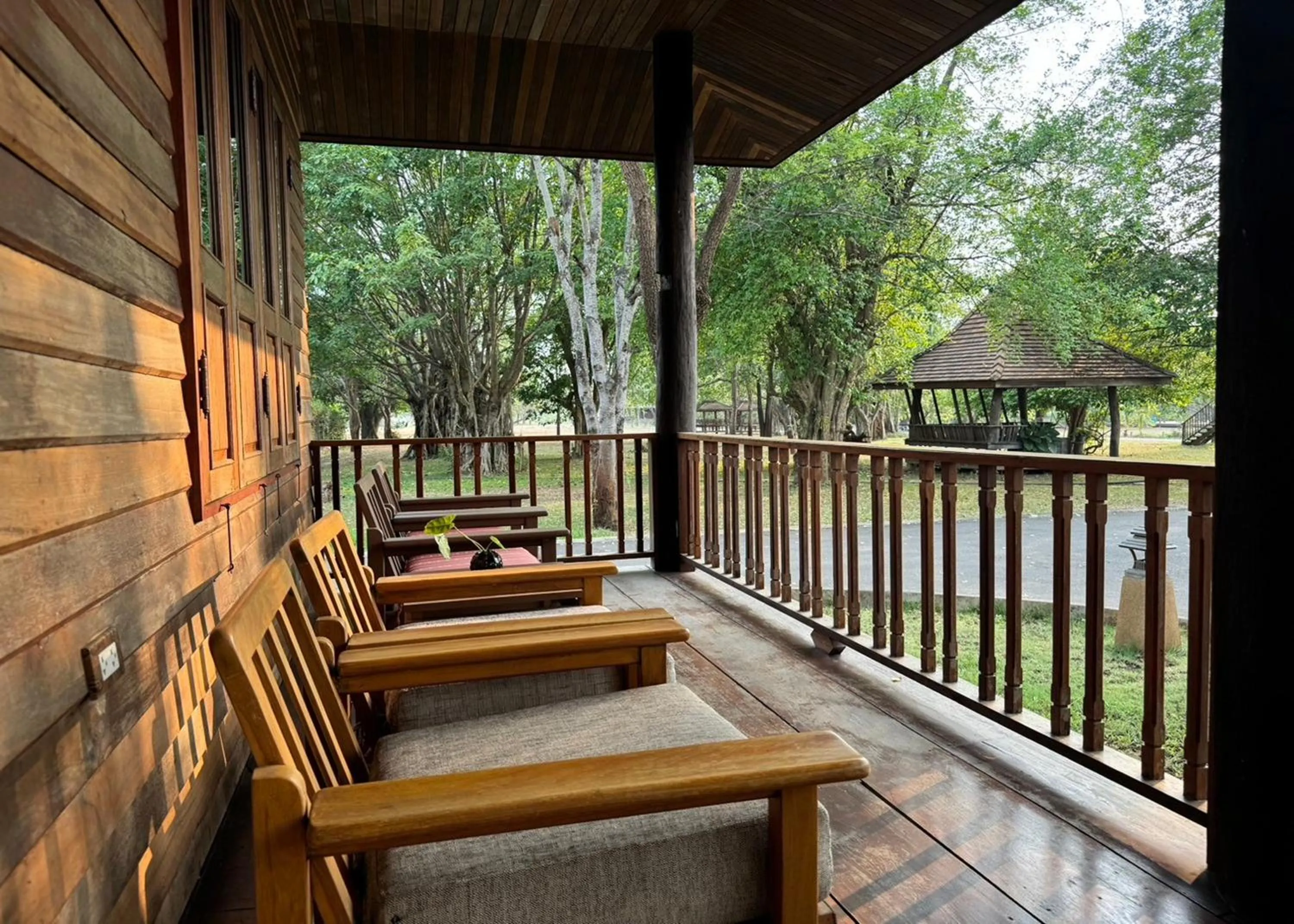 Balcony/Terrace in Karina Resort Chiang Mai