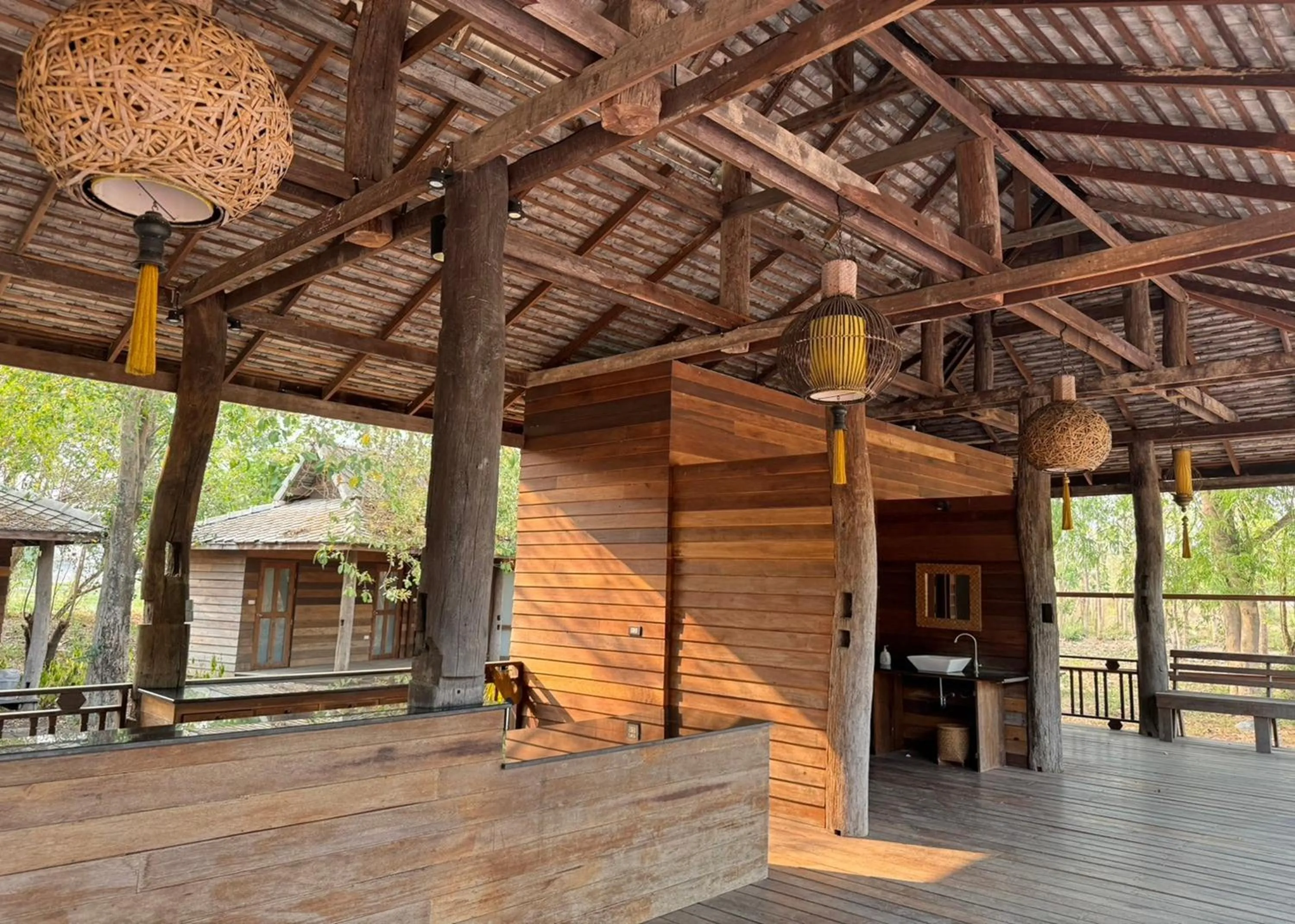Balcony/Terrace in Karina Resort Chiang Mai