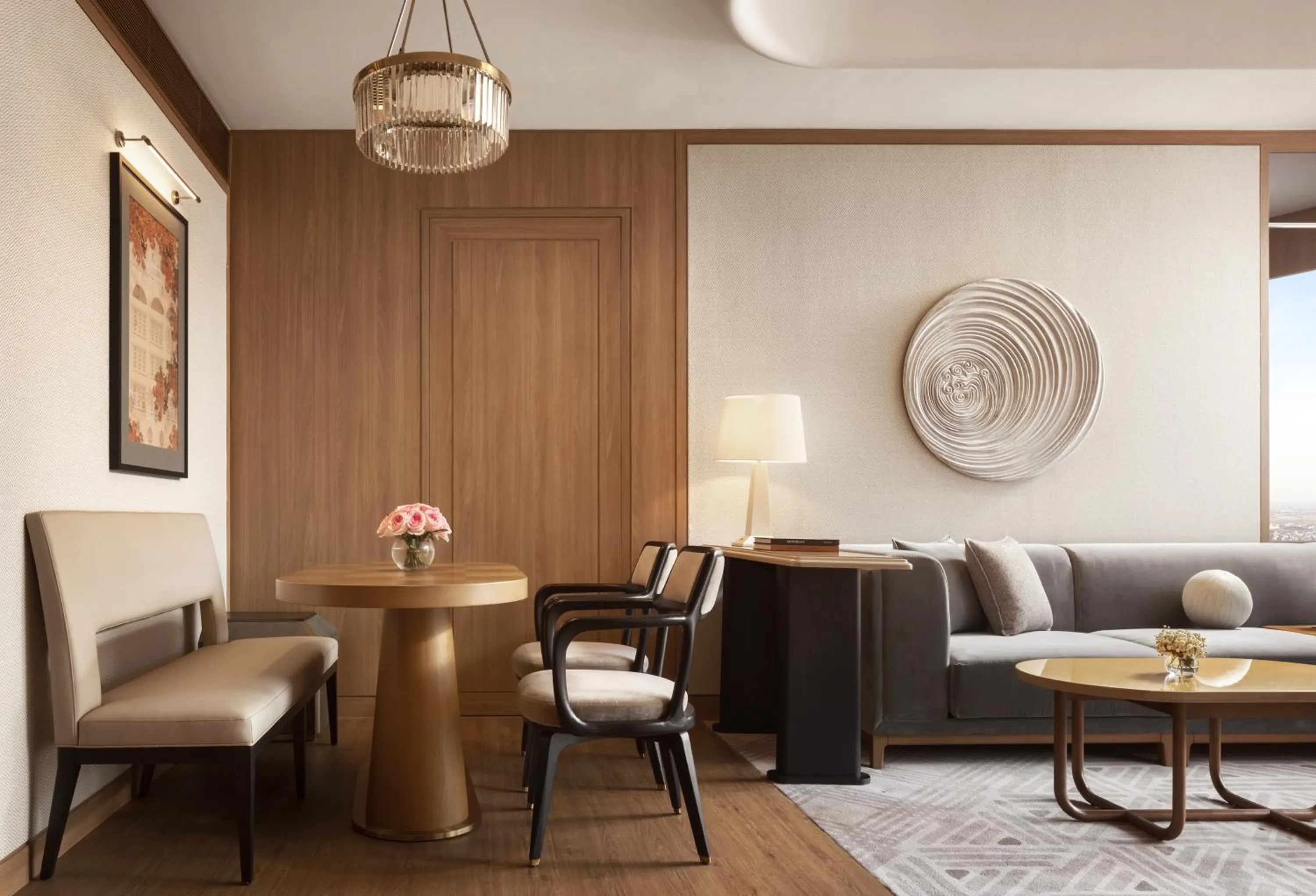 Living room in Shangri-La Phnom Penh