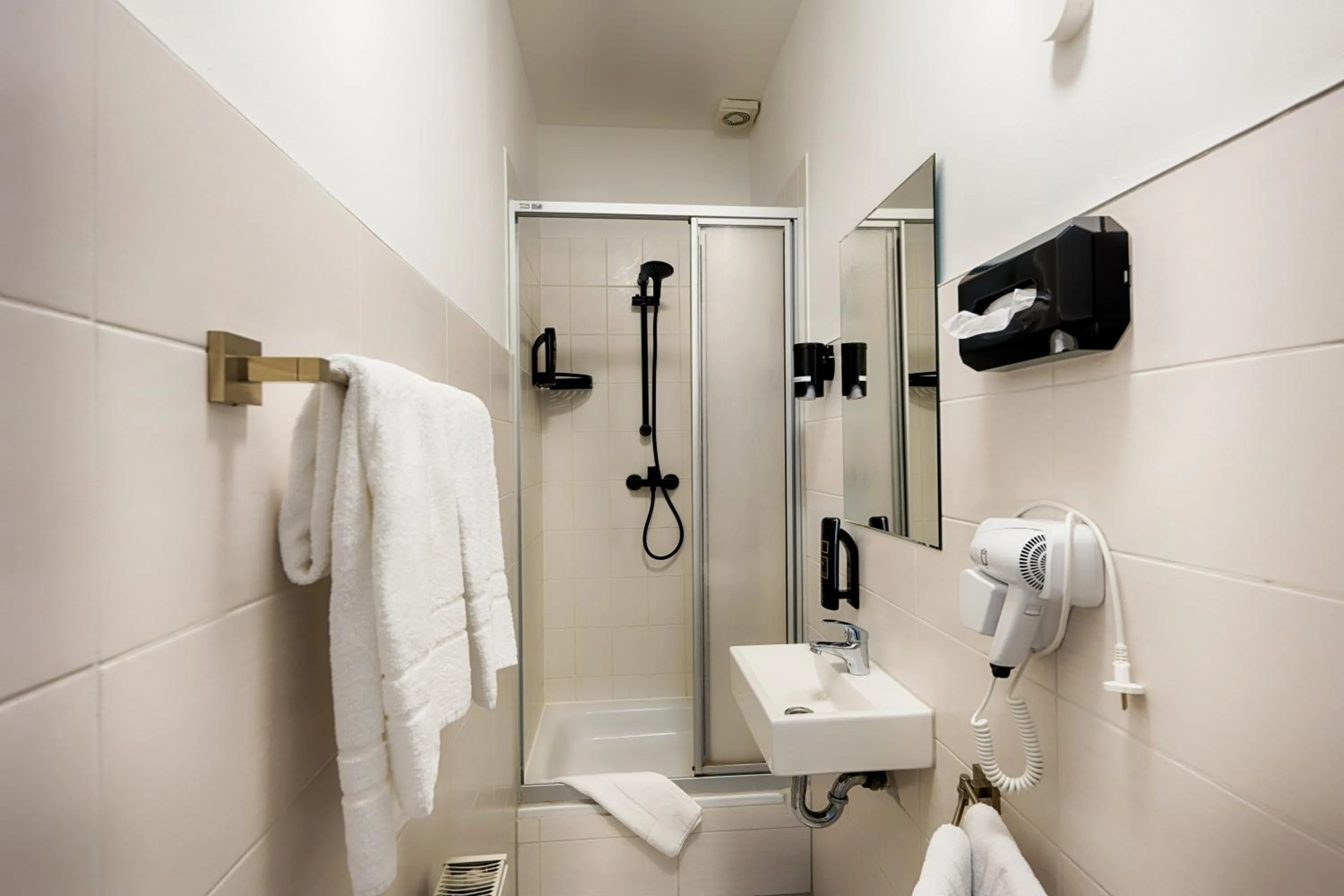 Shower in Hotel Apfelblüte