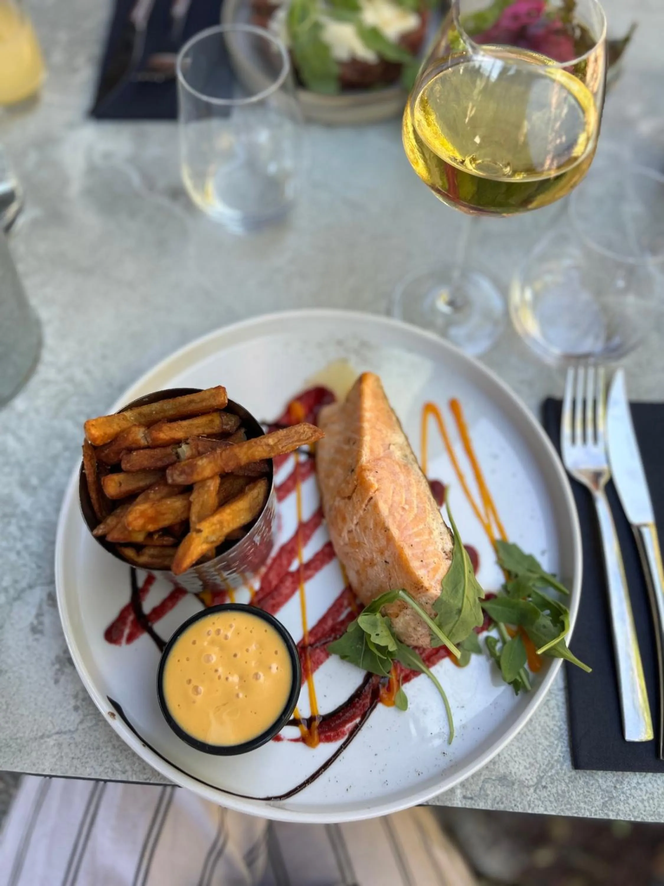 Restaurant/places to eat in Hotel Le Belmont