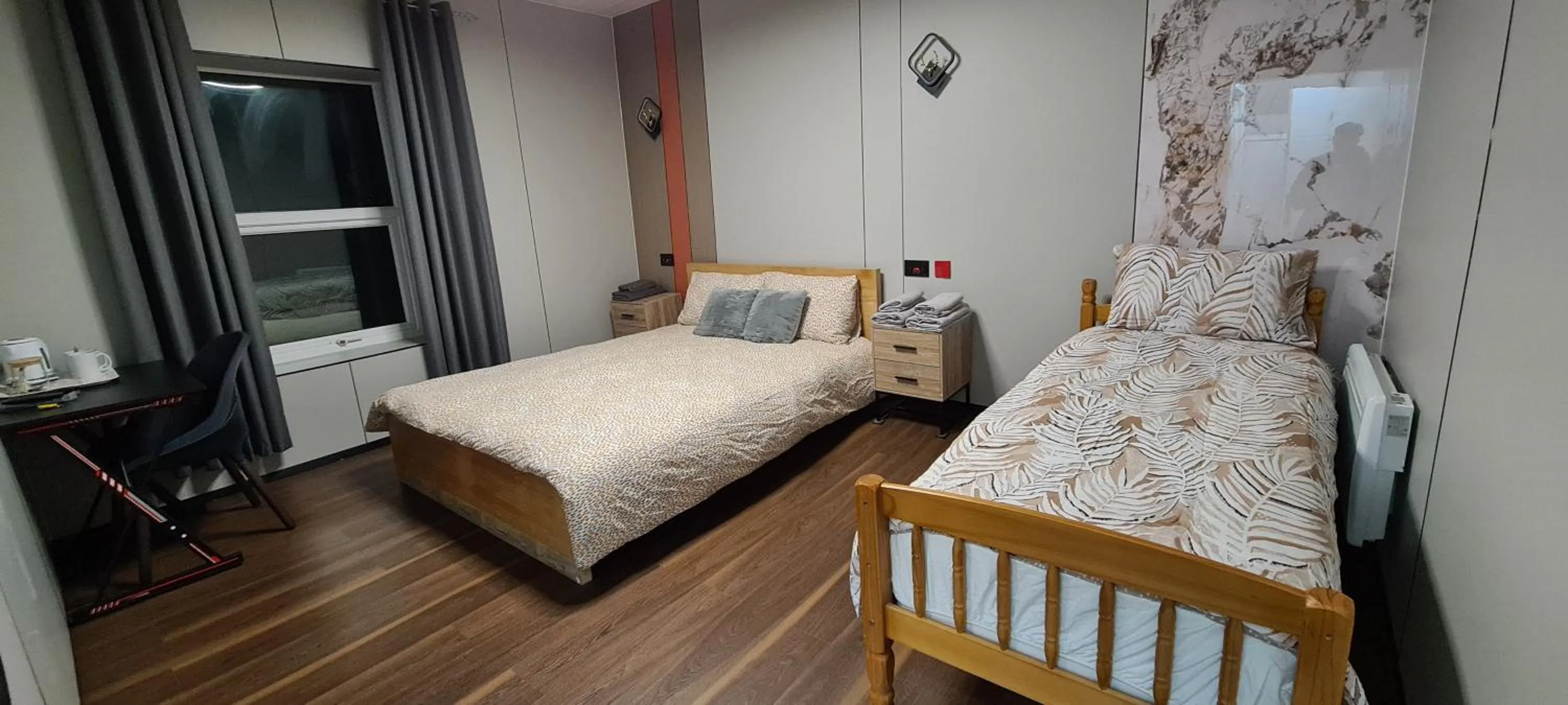 Bed in OYO Welsh Holiday Accommodation - Modern Stay