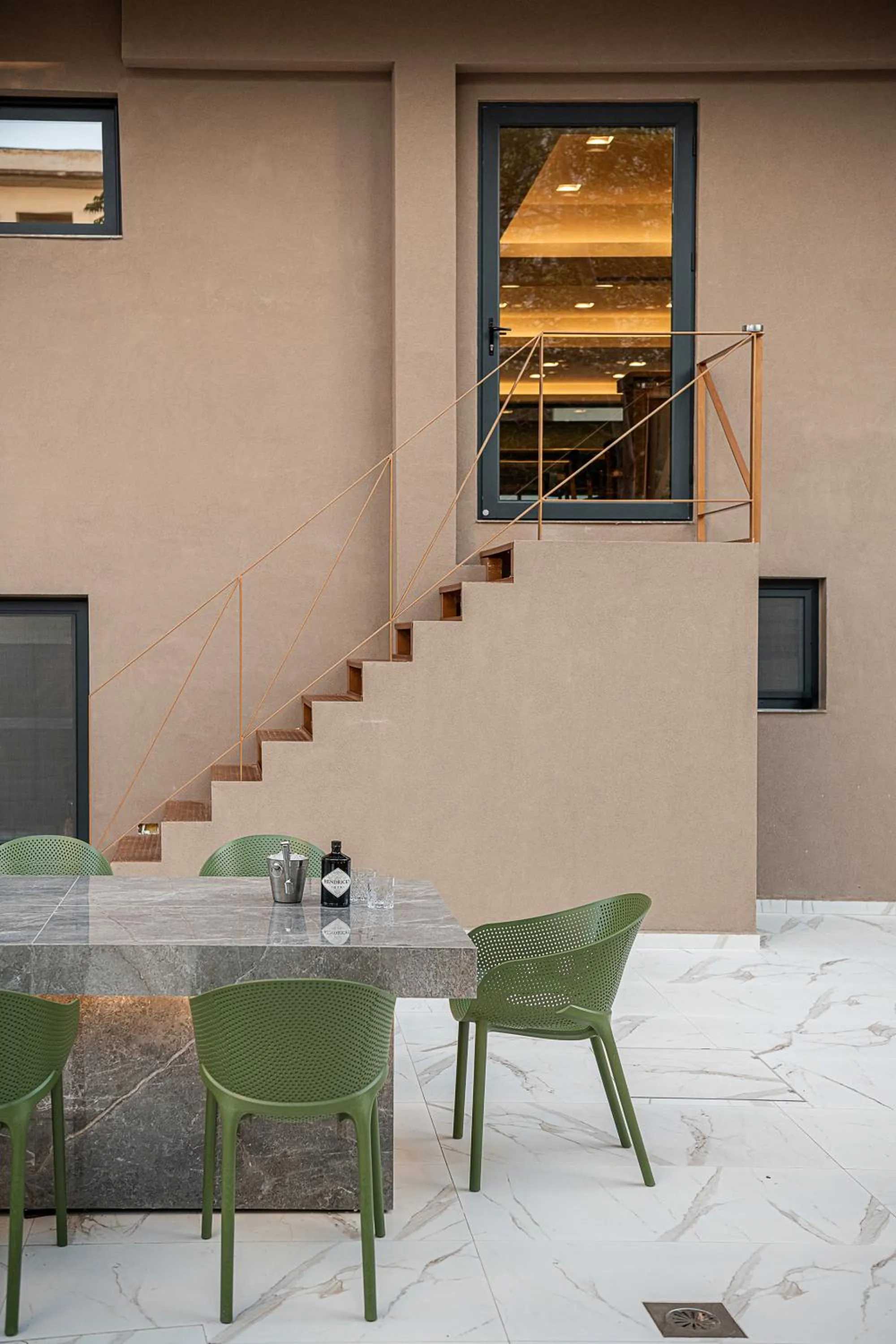 Patio in Miss Marrone City Hotel