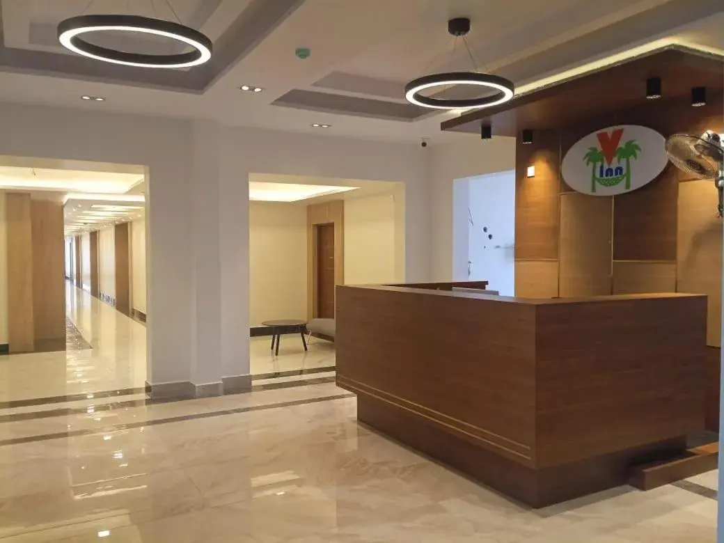 Lobby or reception in Lakshmi Mahal - V Inn Lobby or reception in Lakshmi Mahal - V Inn
