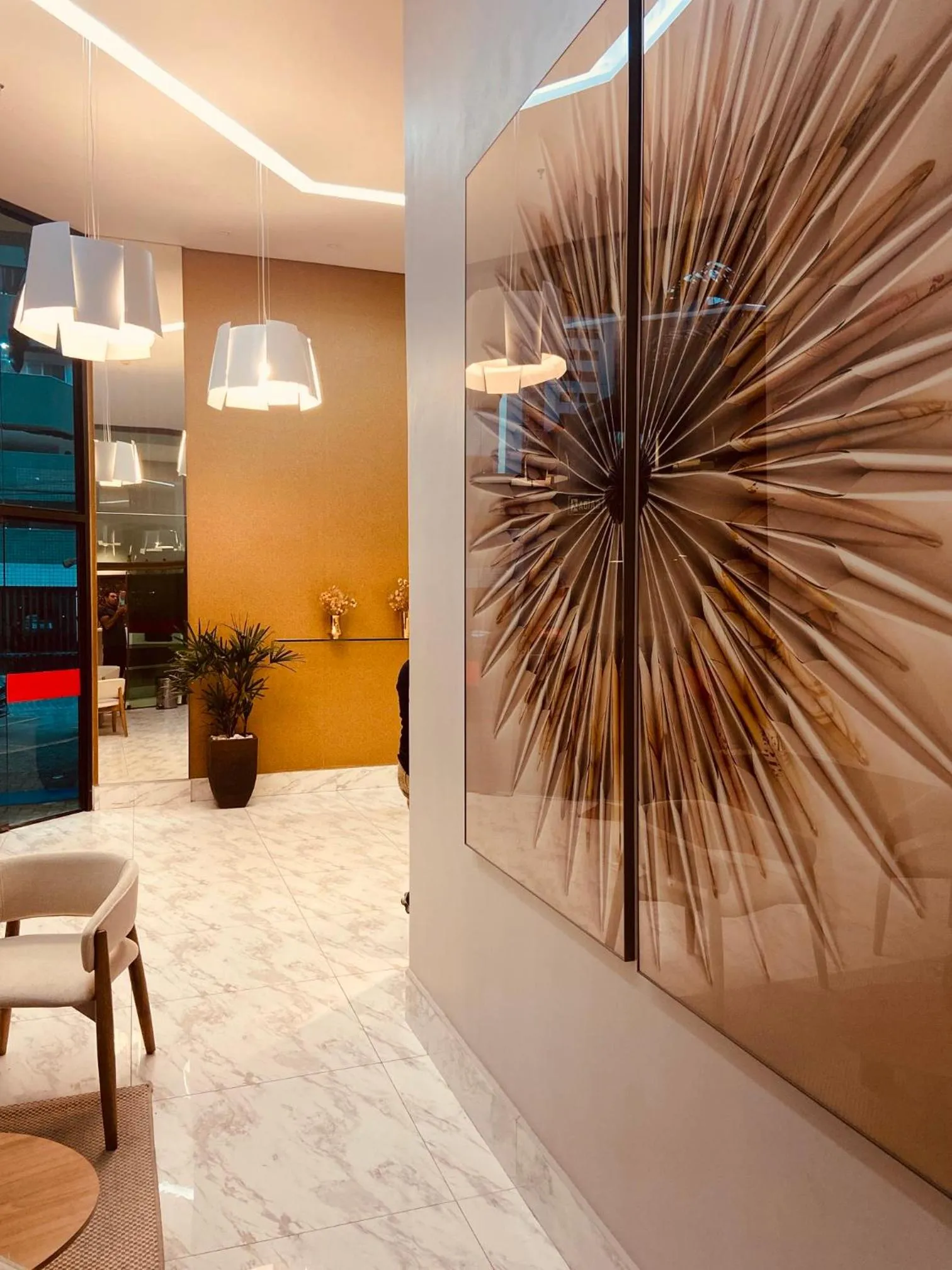 Communal lounge/ TV room in Hotel Enseada Boa Viagem