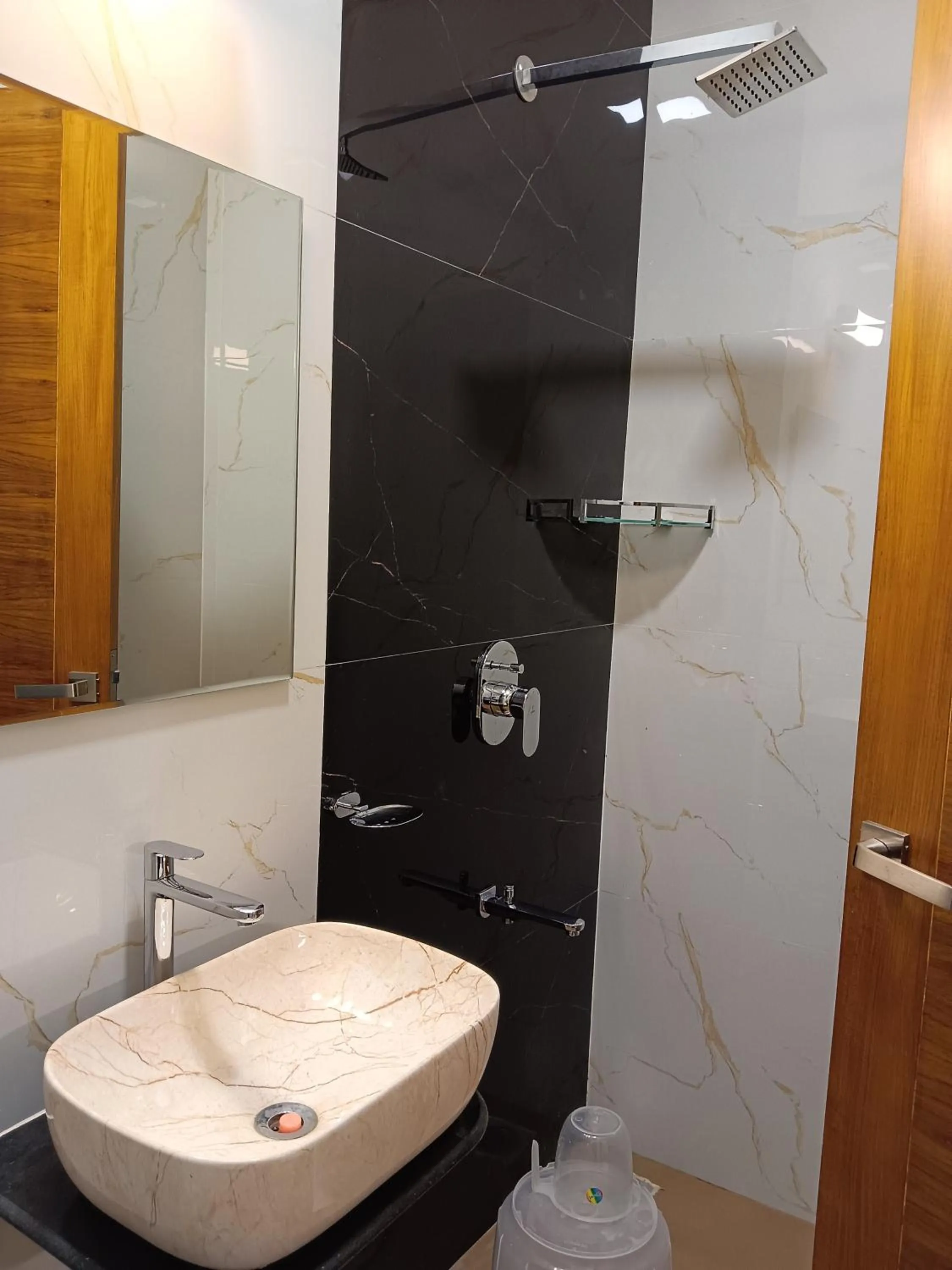 Bathroom in Krishna Inn