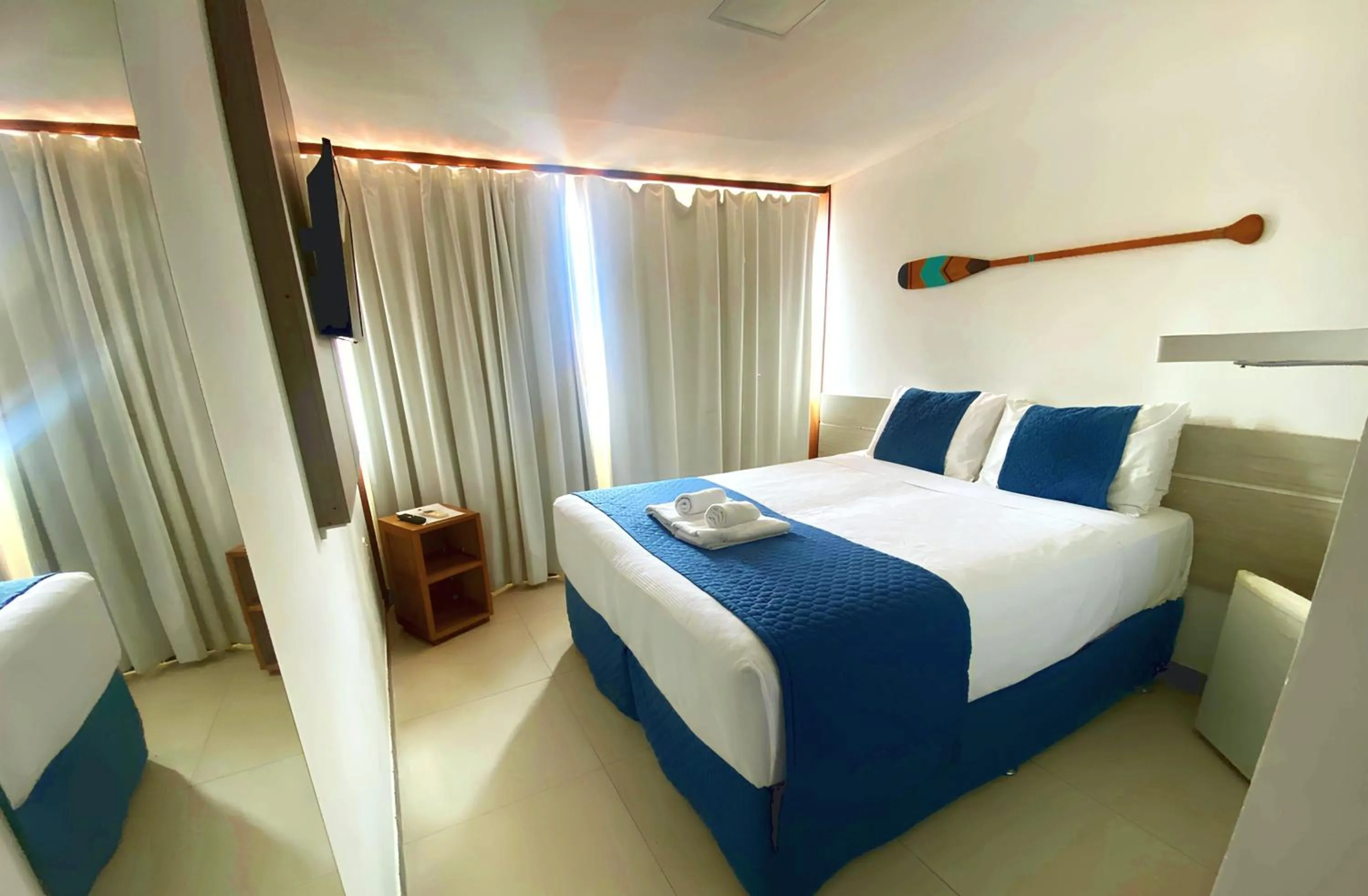 Bed in Pousada Bahia Inn