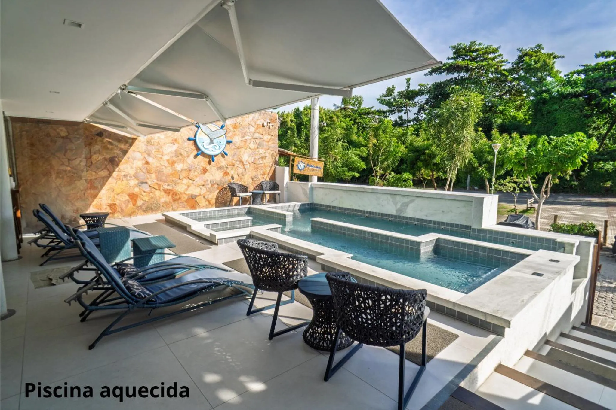 Patio in Pousada Bahia Inn