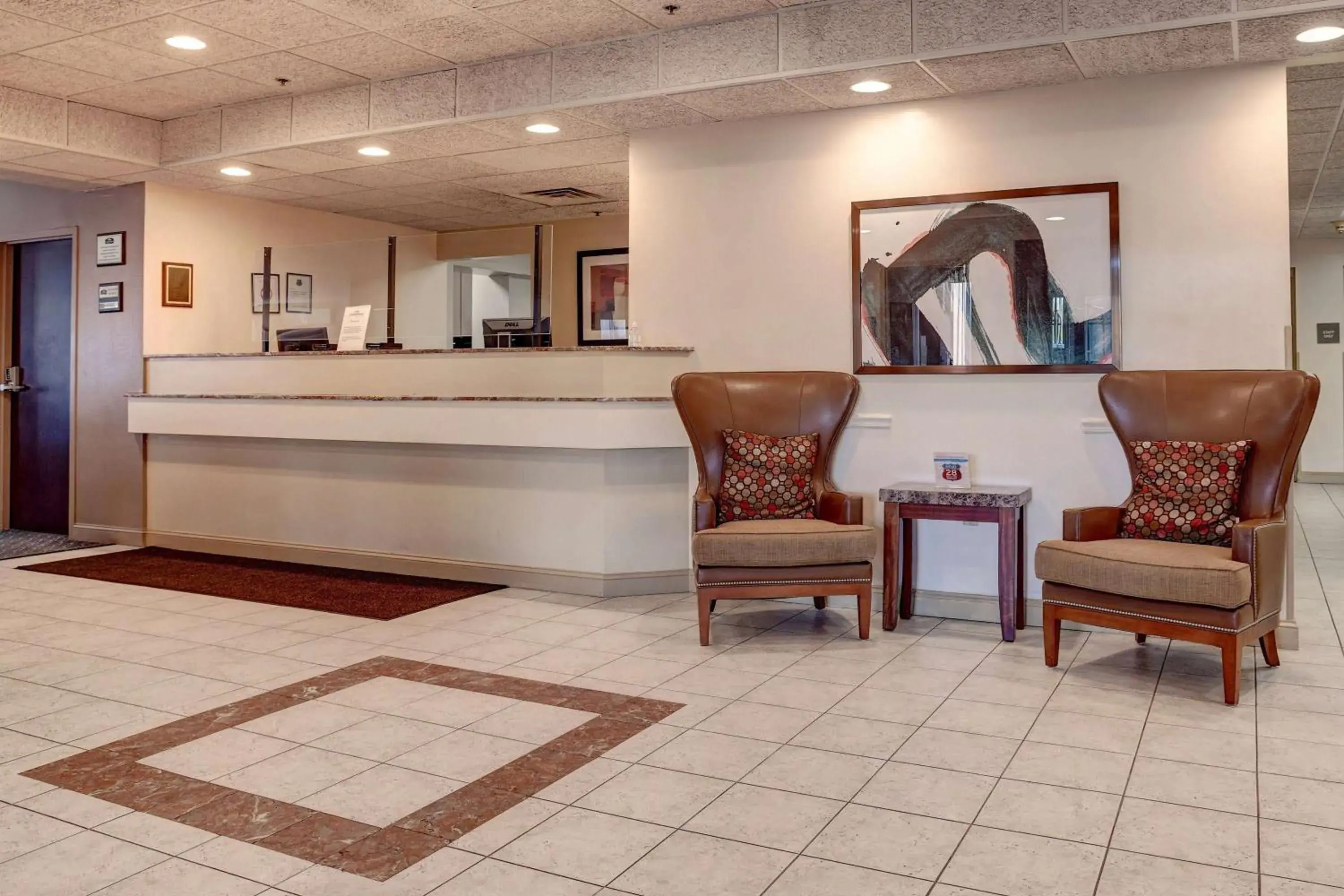 Lobby or reception in Howard Johnson by Wyndham Amherst Hadley Lobby or reception in Howard Johnson by Wyndham Amherst Hadley
