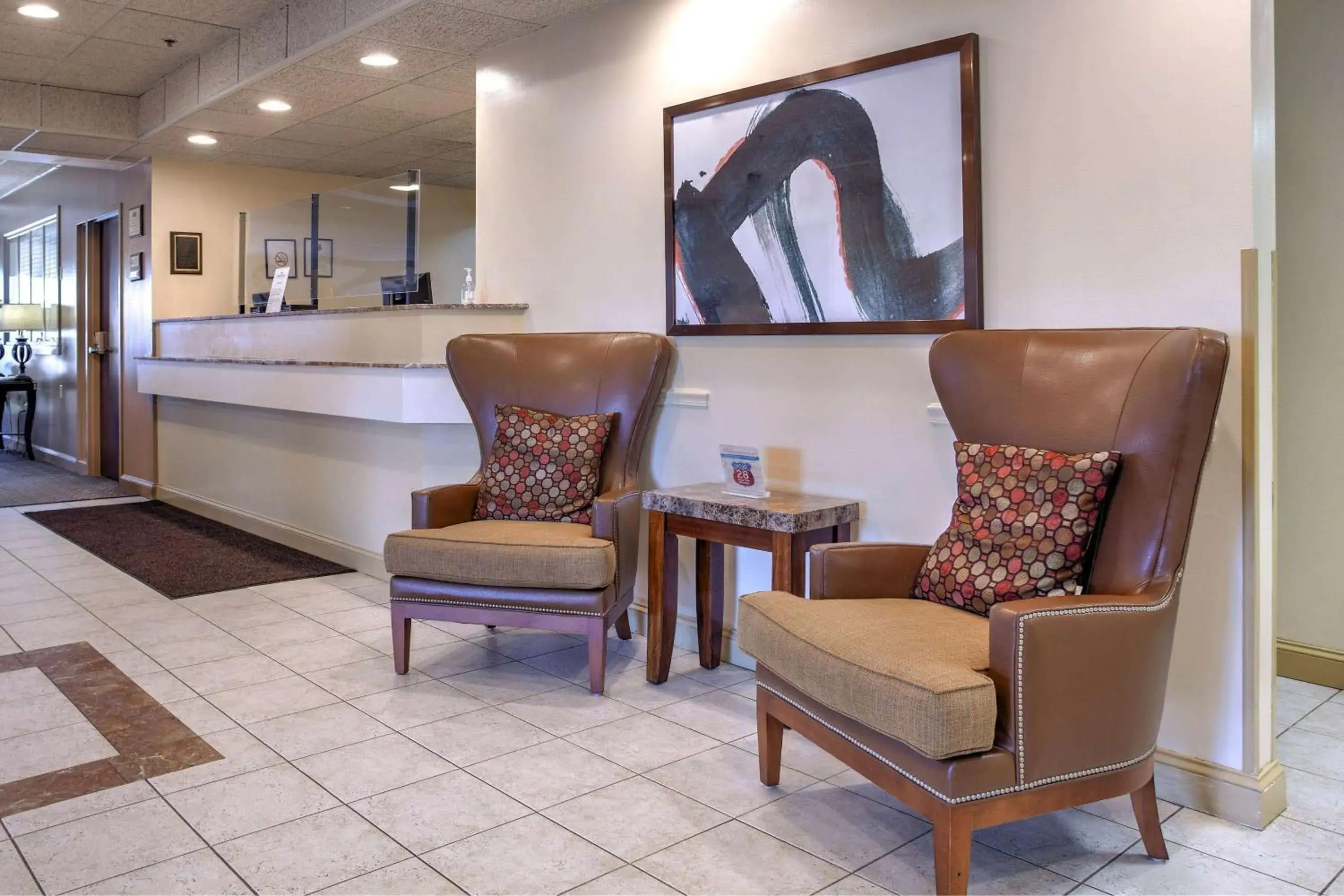 Lobby or reception in Howard Johnson by Wyndham Amherst Hadley Lobby or reception in Howard Johnson by Wyndham Amherst Hadley