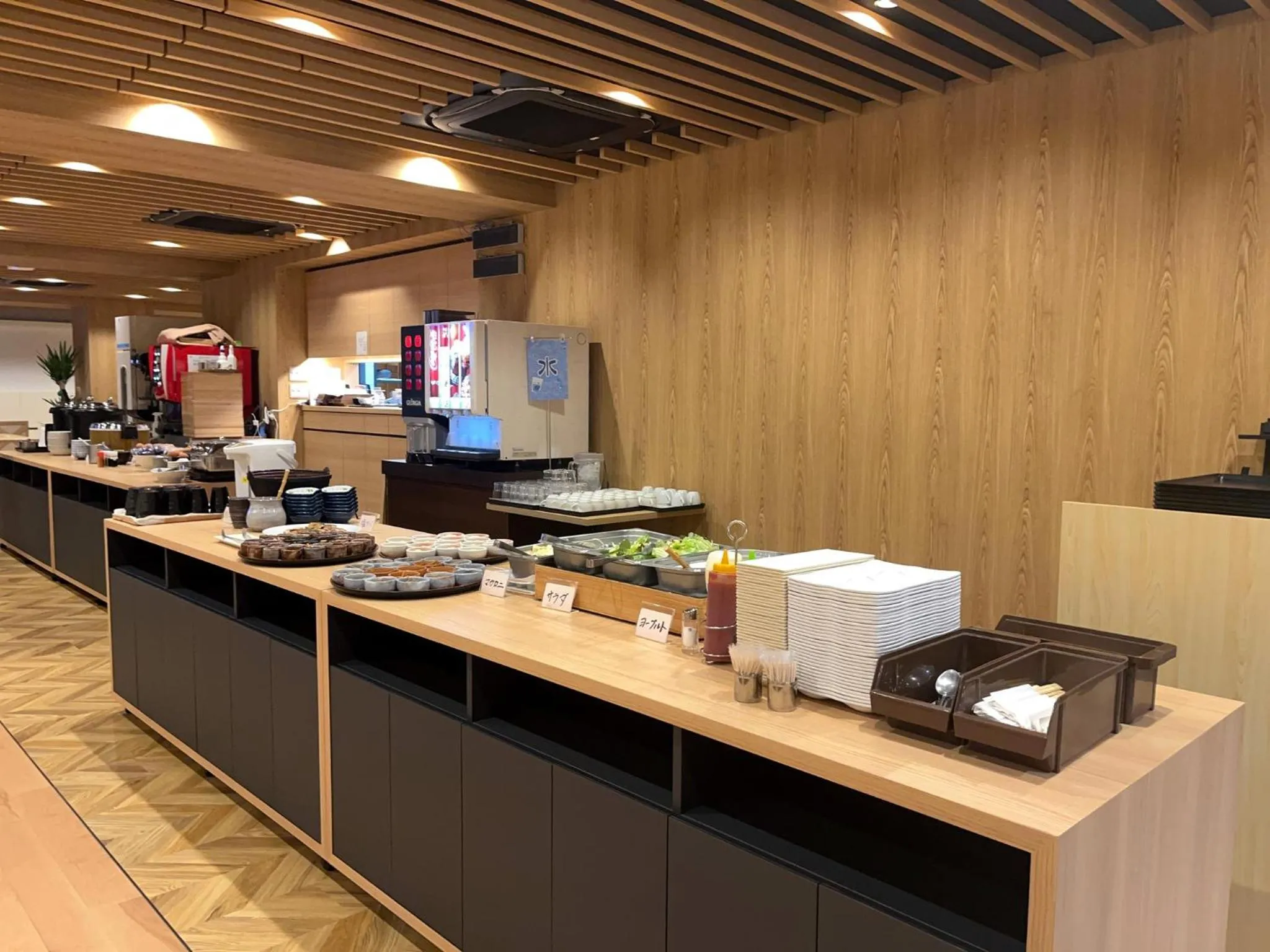 Buffet breakfast in Sauna & Capsule Hotel Rumor Plaza