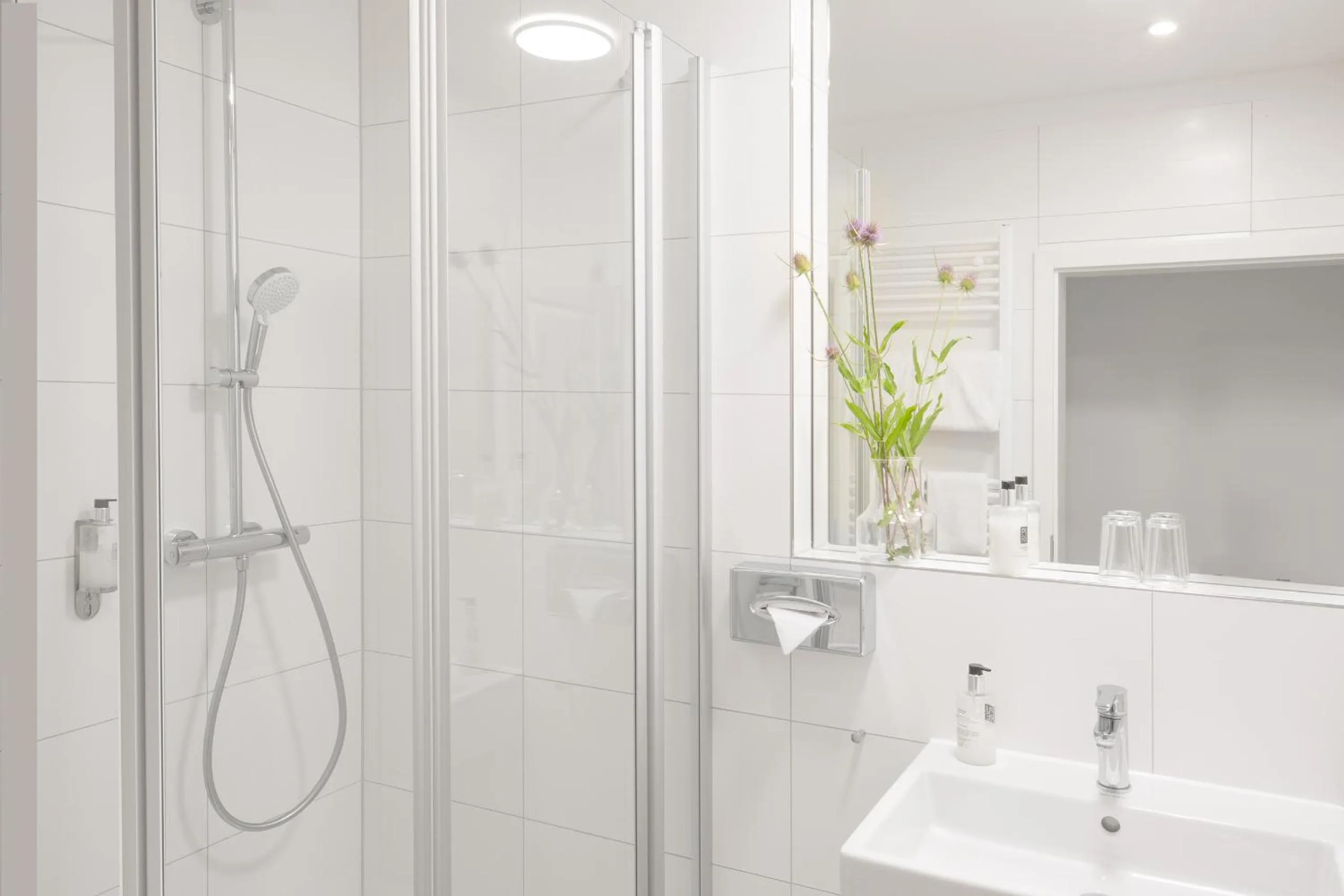 Shower in Hotel Kredell