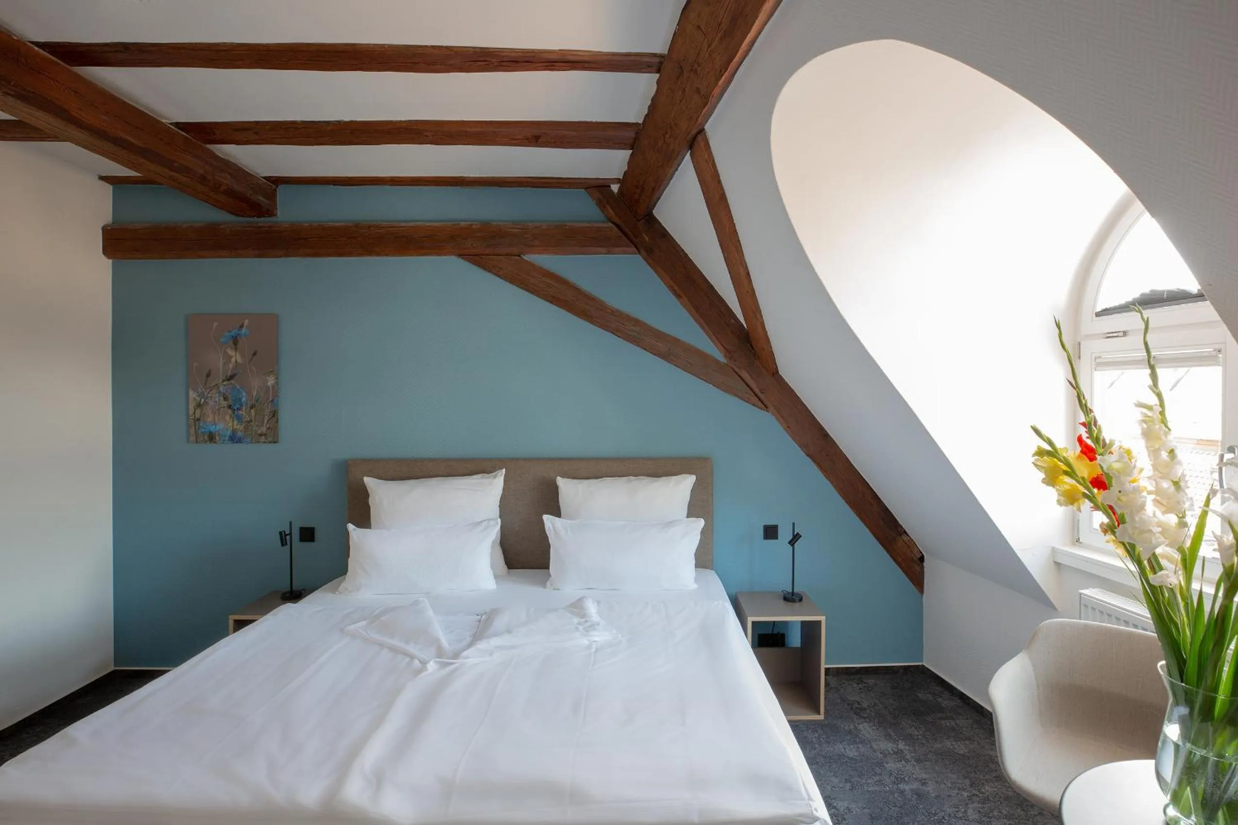 Bed in Hotel Kredell