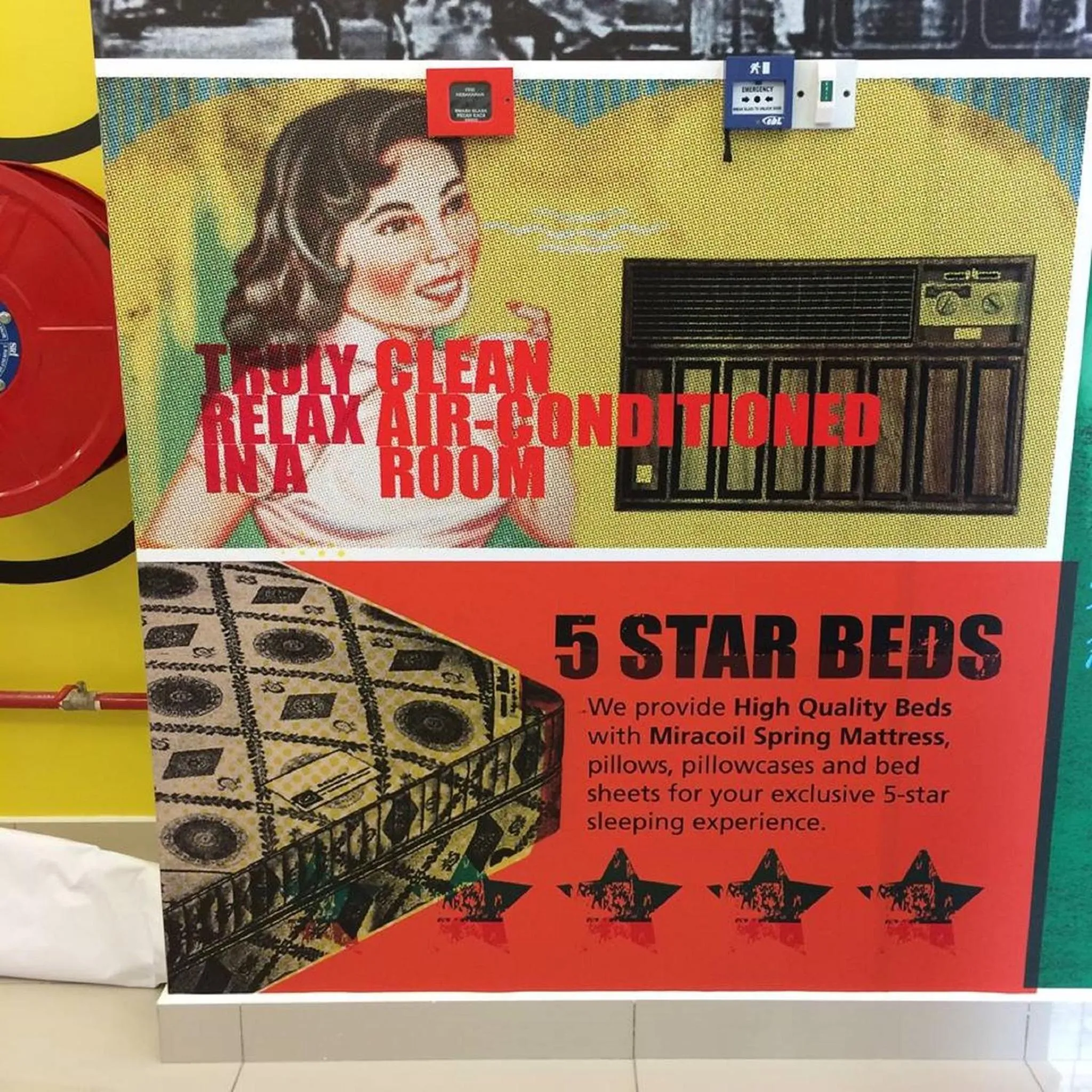 Decorative detail in YY48 Hotel 2 Mins Walk From Masjid Jamek LRT Station