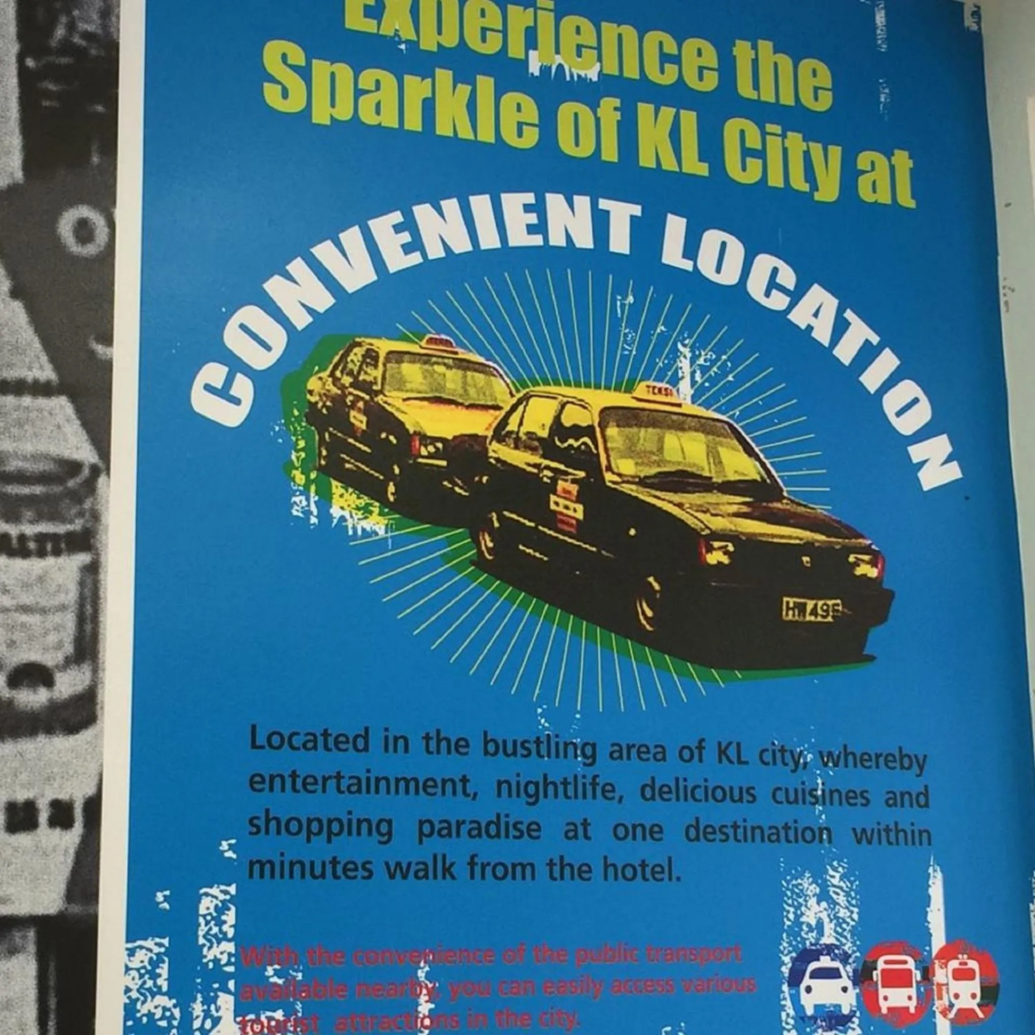 Decorative detail in YY48 Hotel 2 Mins Walk From Masjid Jamek LRT Station