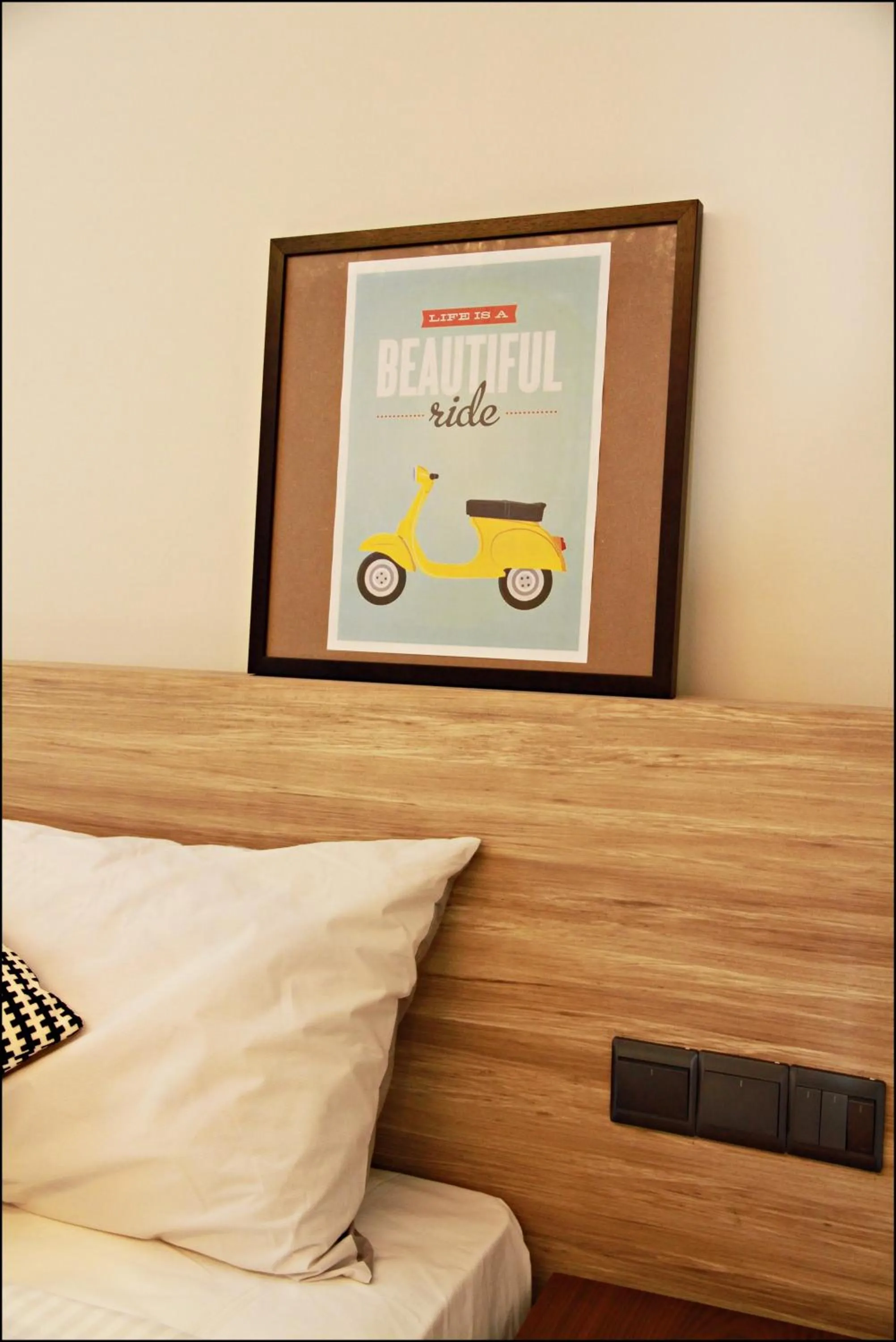 Decorative detail, Bed in U Hotel Penang