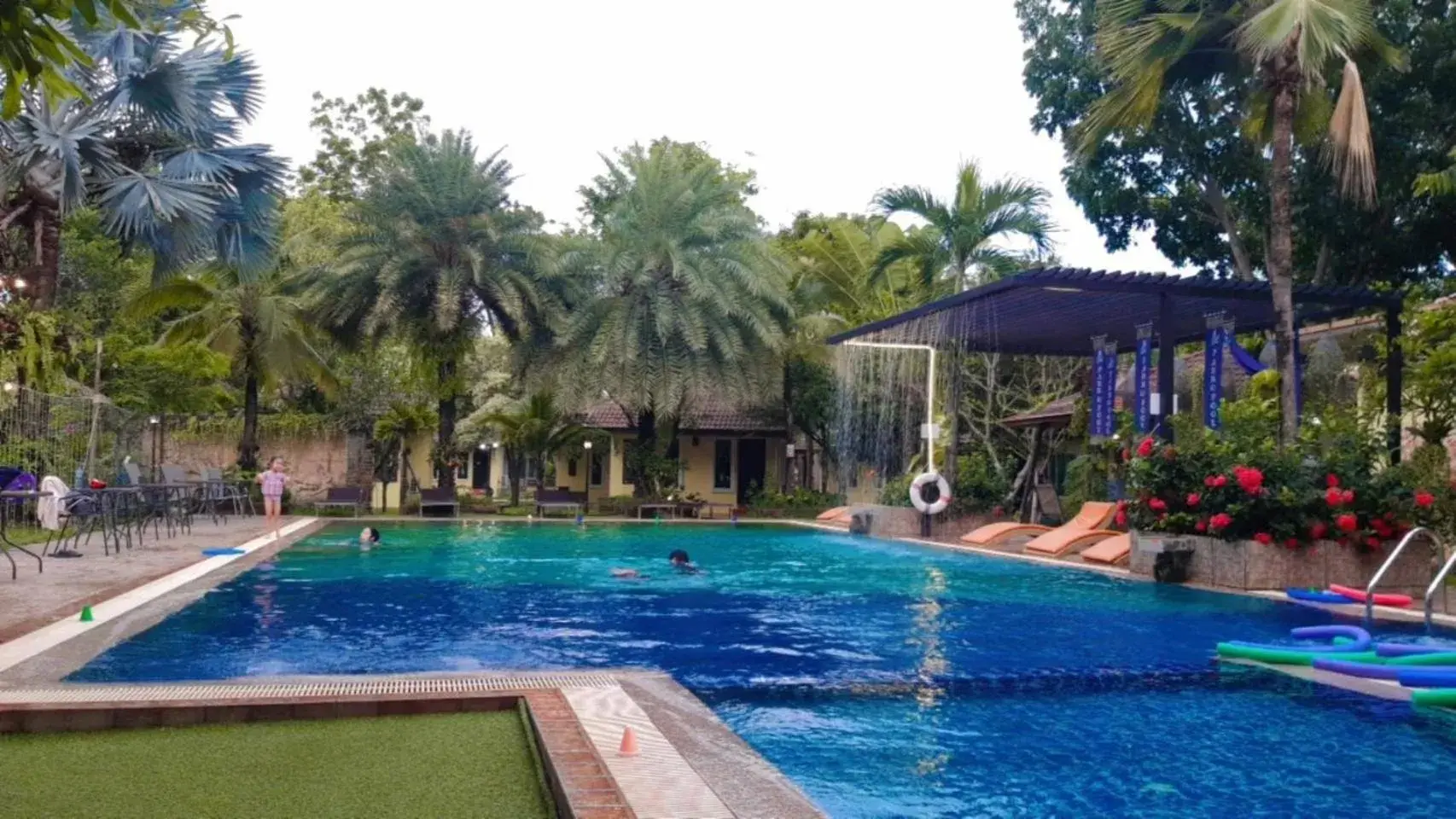 Pool view in Park & Pool Resort Pool view in Park & Pool Resort