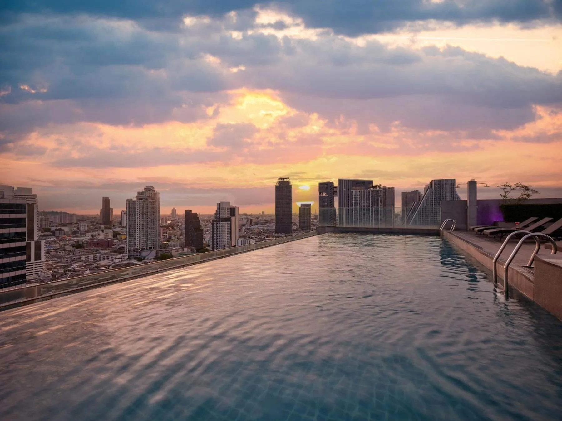 Pool view in Amara Bangkok Hotel