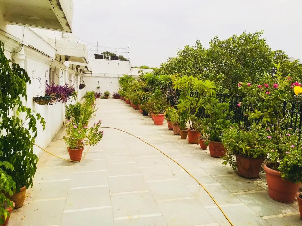 Balcony/Terrace in Hotel Jukaso Inn Down Town Balcony/Terrace in Hotel Jukaso Inn Down Town