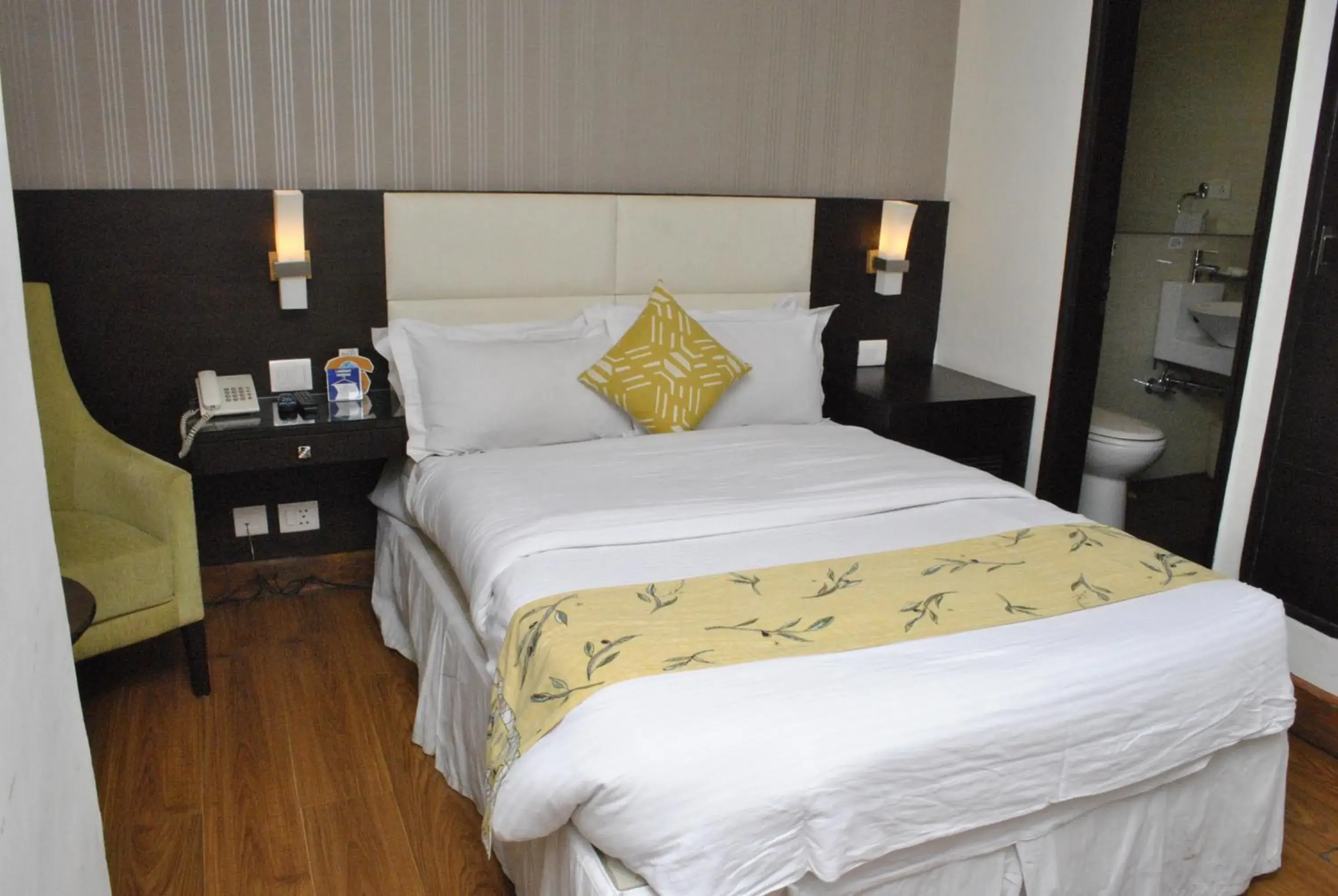 Bed in Hotel Jukaso Inn Down Town Bed in Hotel Jukaso Inn Down Town