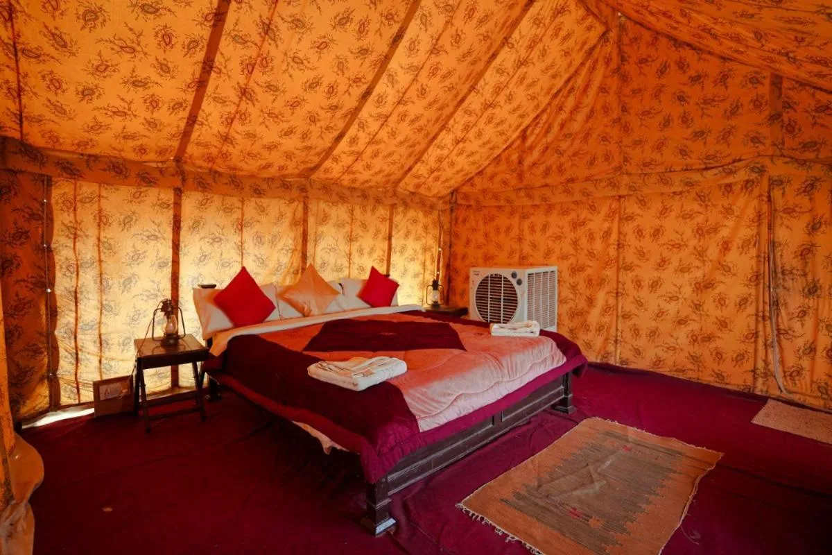 Bed in Prince Desert Camp