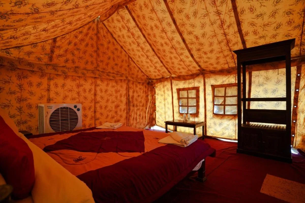 Bed in Prince Desert Camp