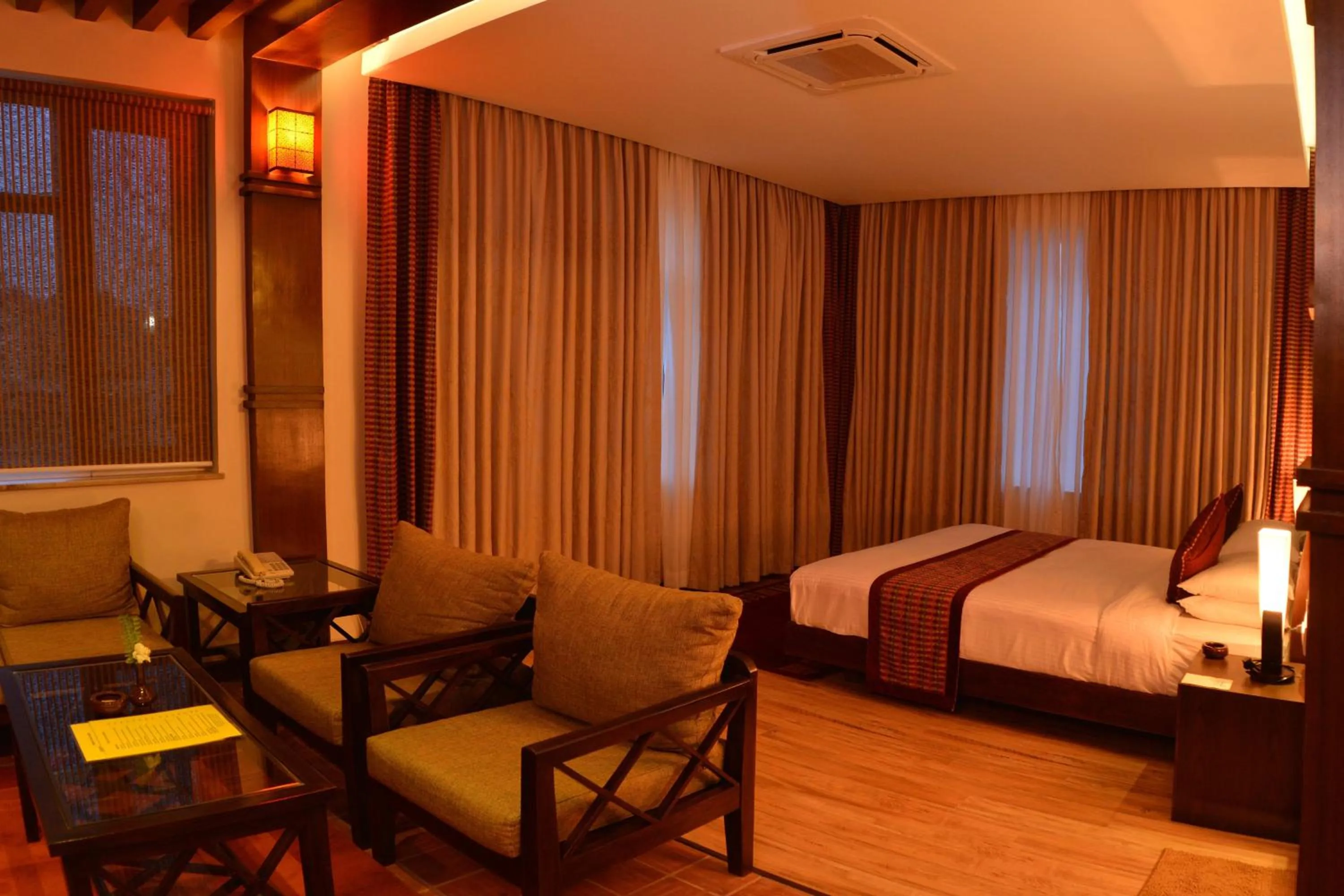 Photo of the whole room, Bed in Hotel Marshyangdi