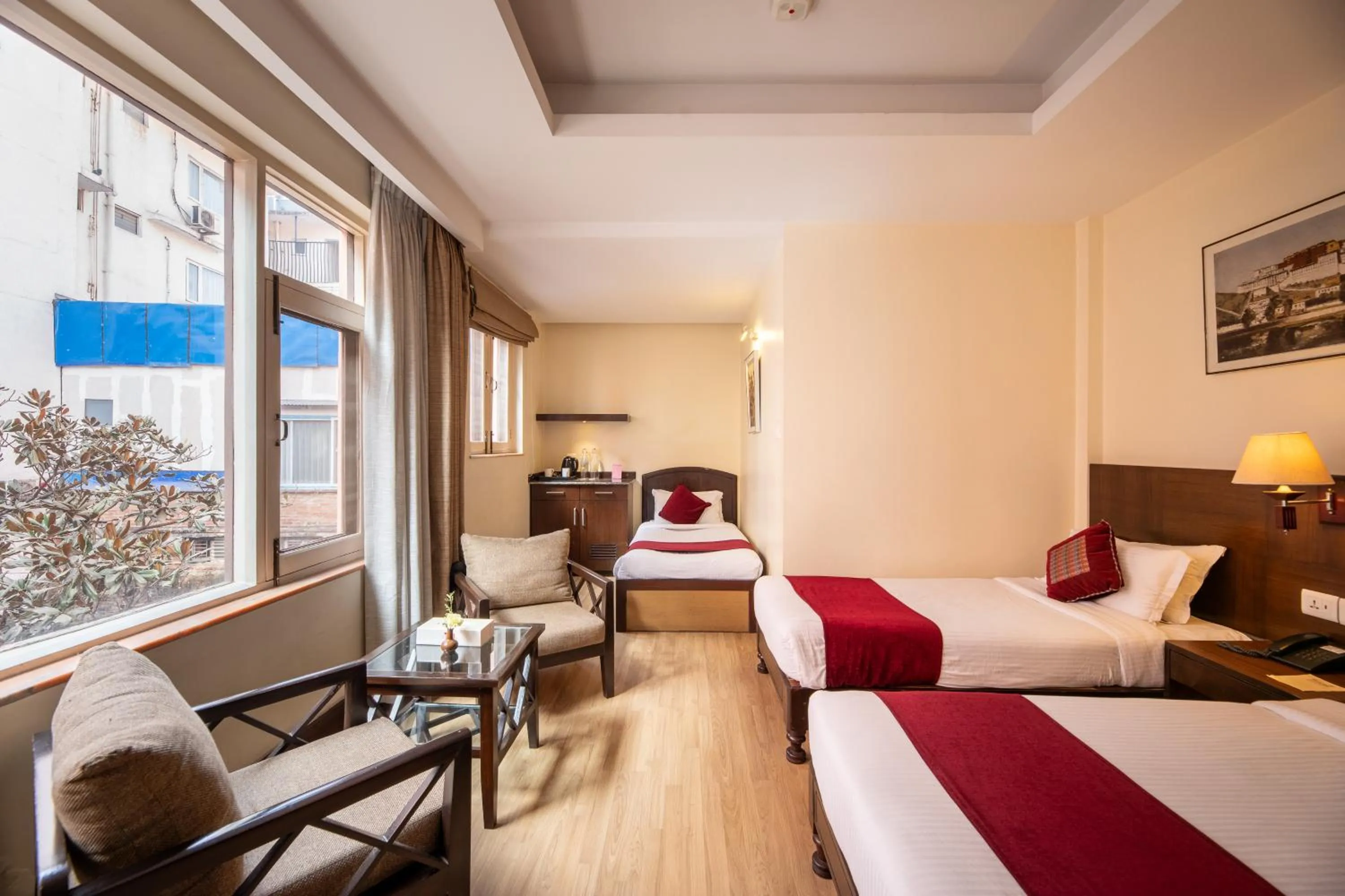 Bedroom, Bed in Hotel Marshyangdi