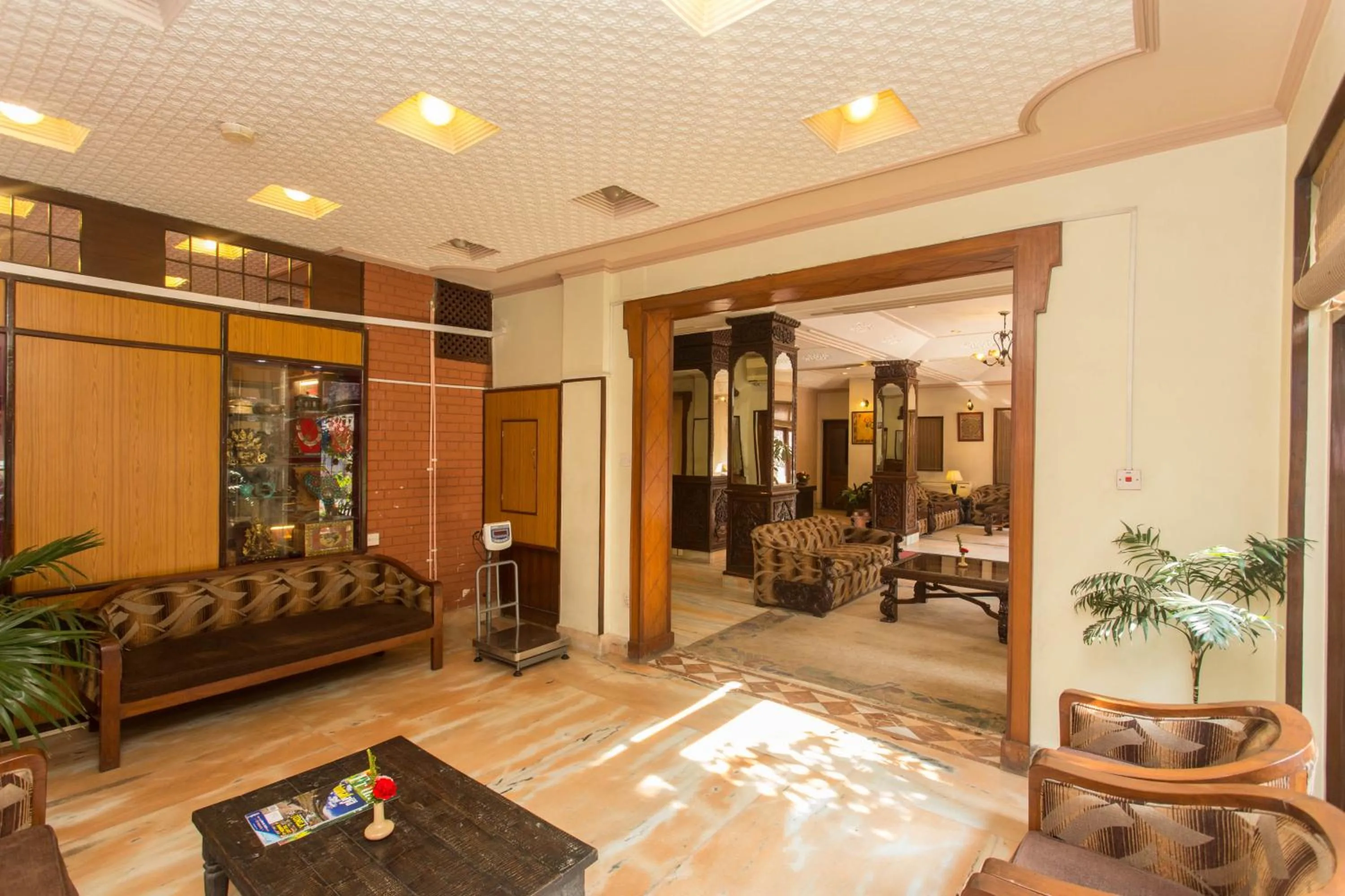 Lobby or reception in Hotel Marshyangdi