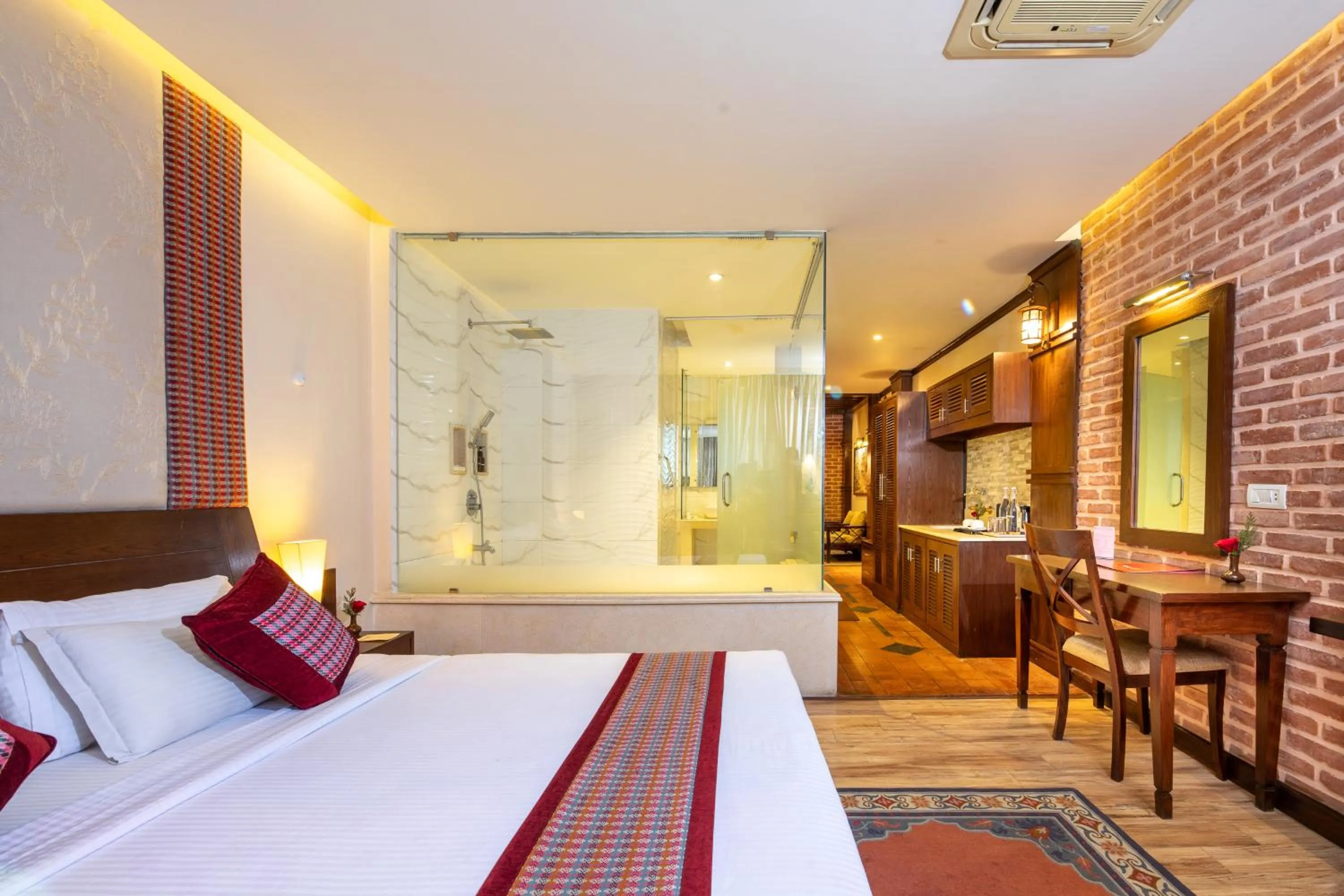 Bedroom, Bed in Hotel Marshyangdi