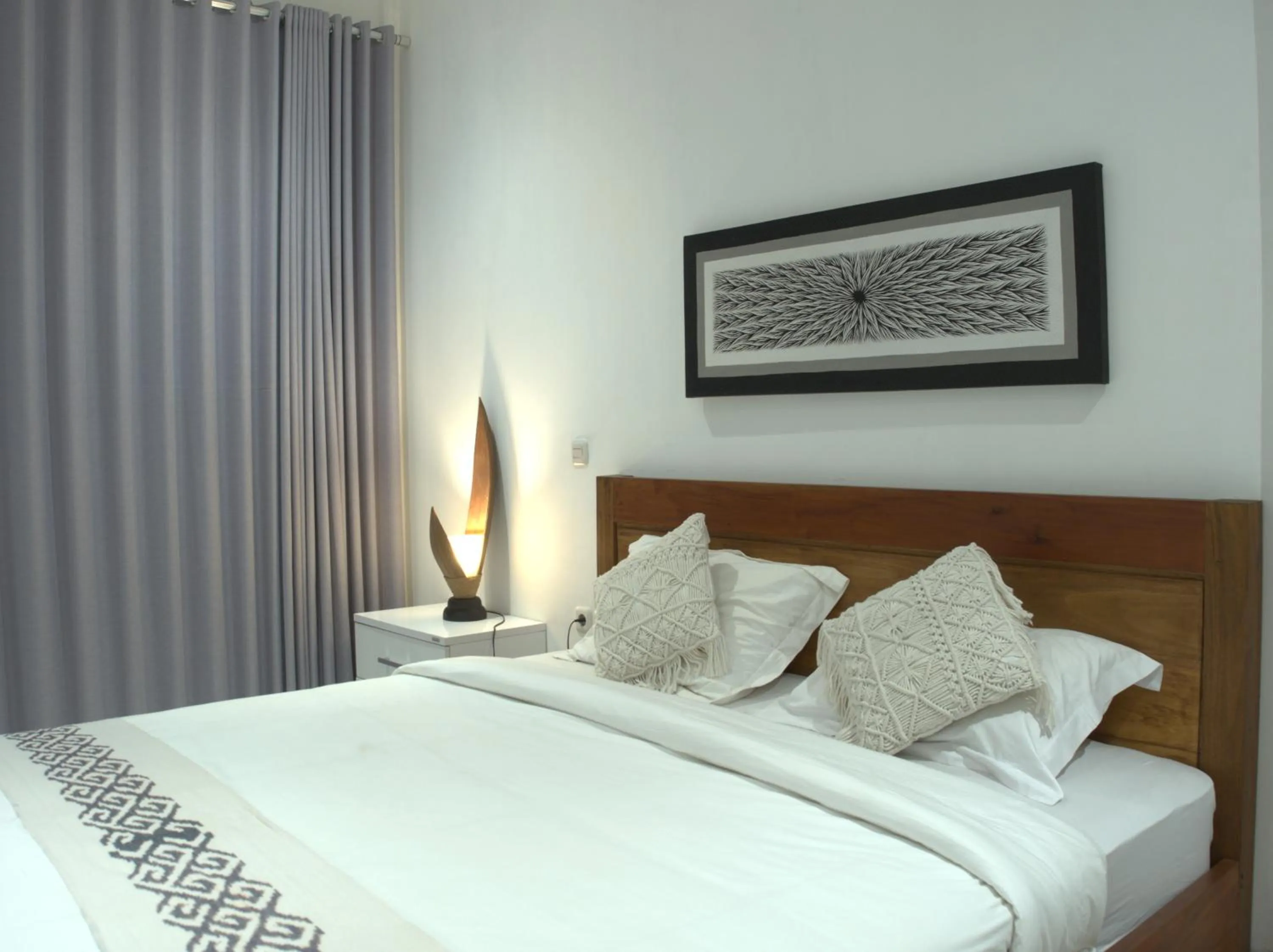 Bed in Turtle House Lombok