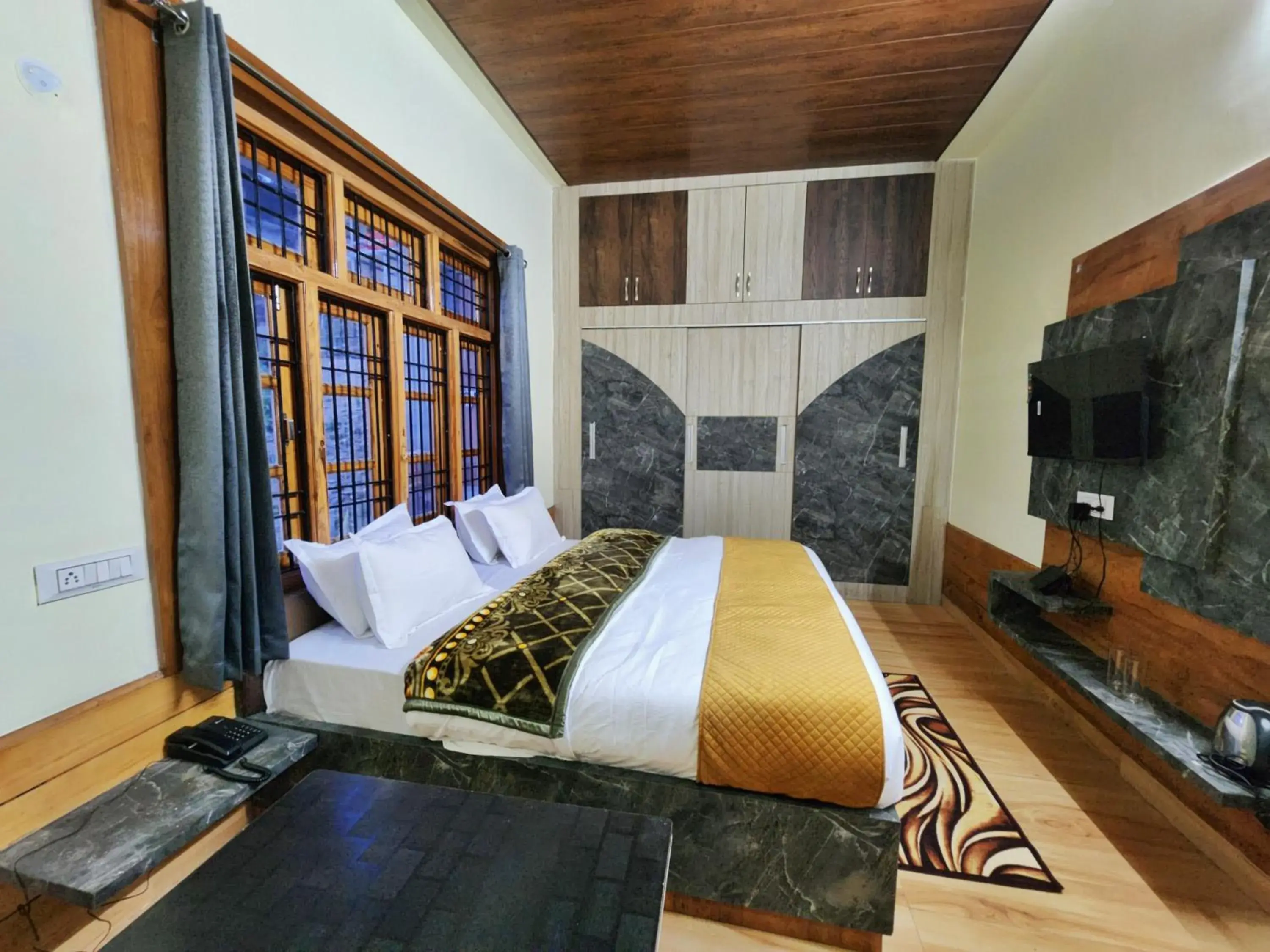 Bed in Hotel Ranveer Palace Bed in Hotel Ranveer Palace