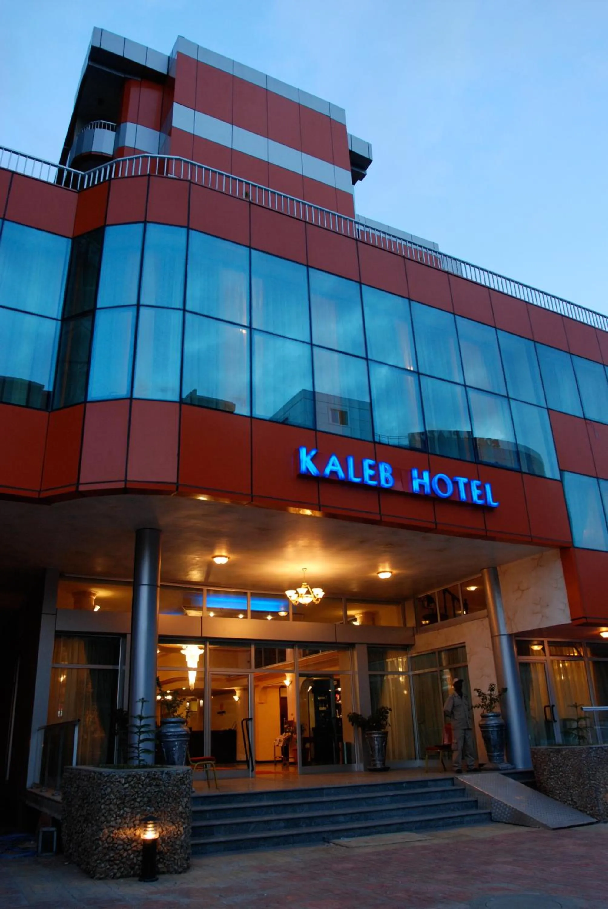 Facade/entrance in Kaleb Hotel