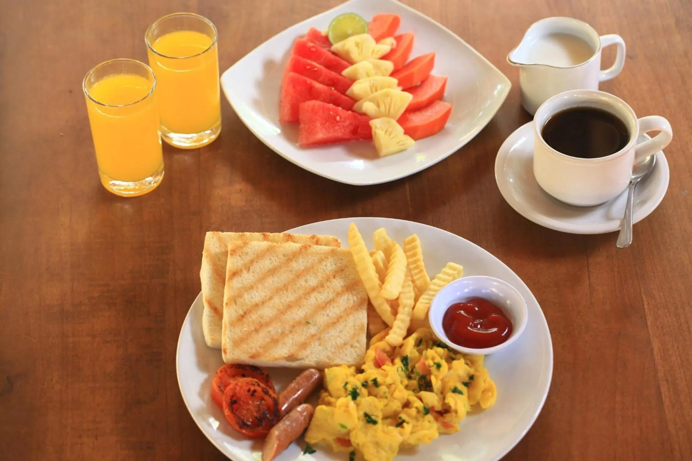 Breakfast in KUDESA Homestay by Pramana Villas