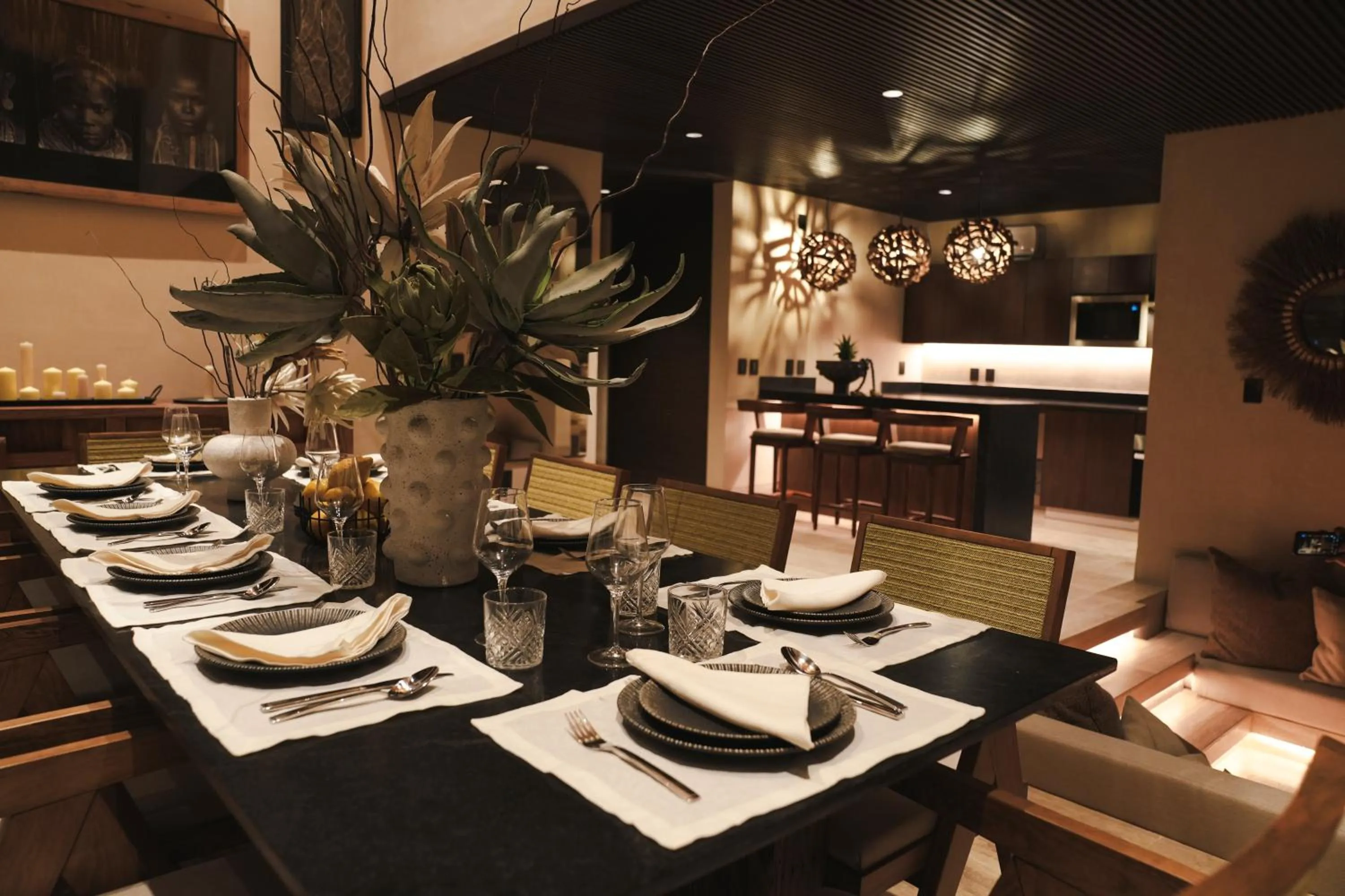 Dining area in Trobbu Boutique Collection Tulum - All inclusive