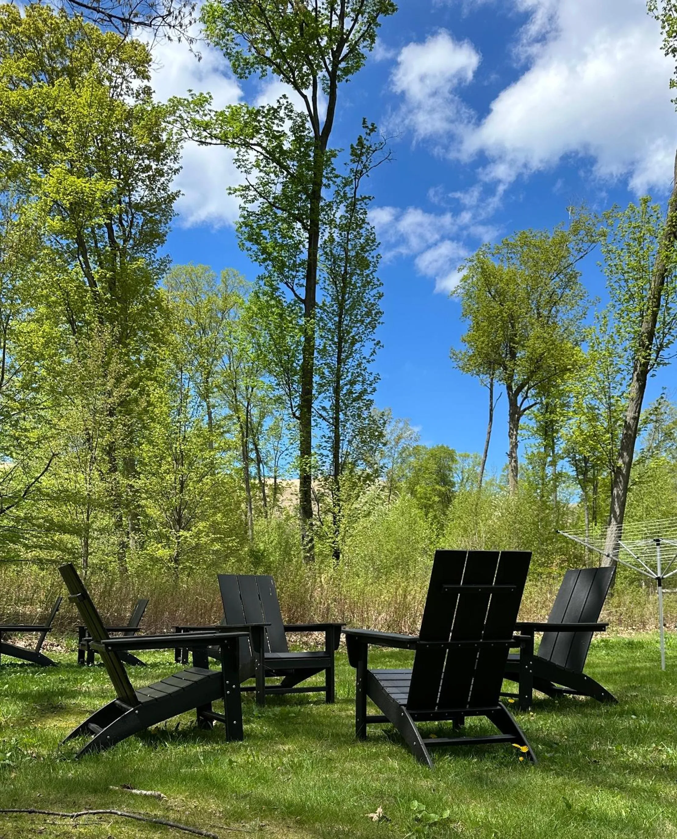 Seating area in Dune Climb Inn