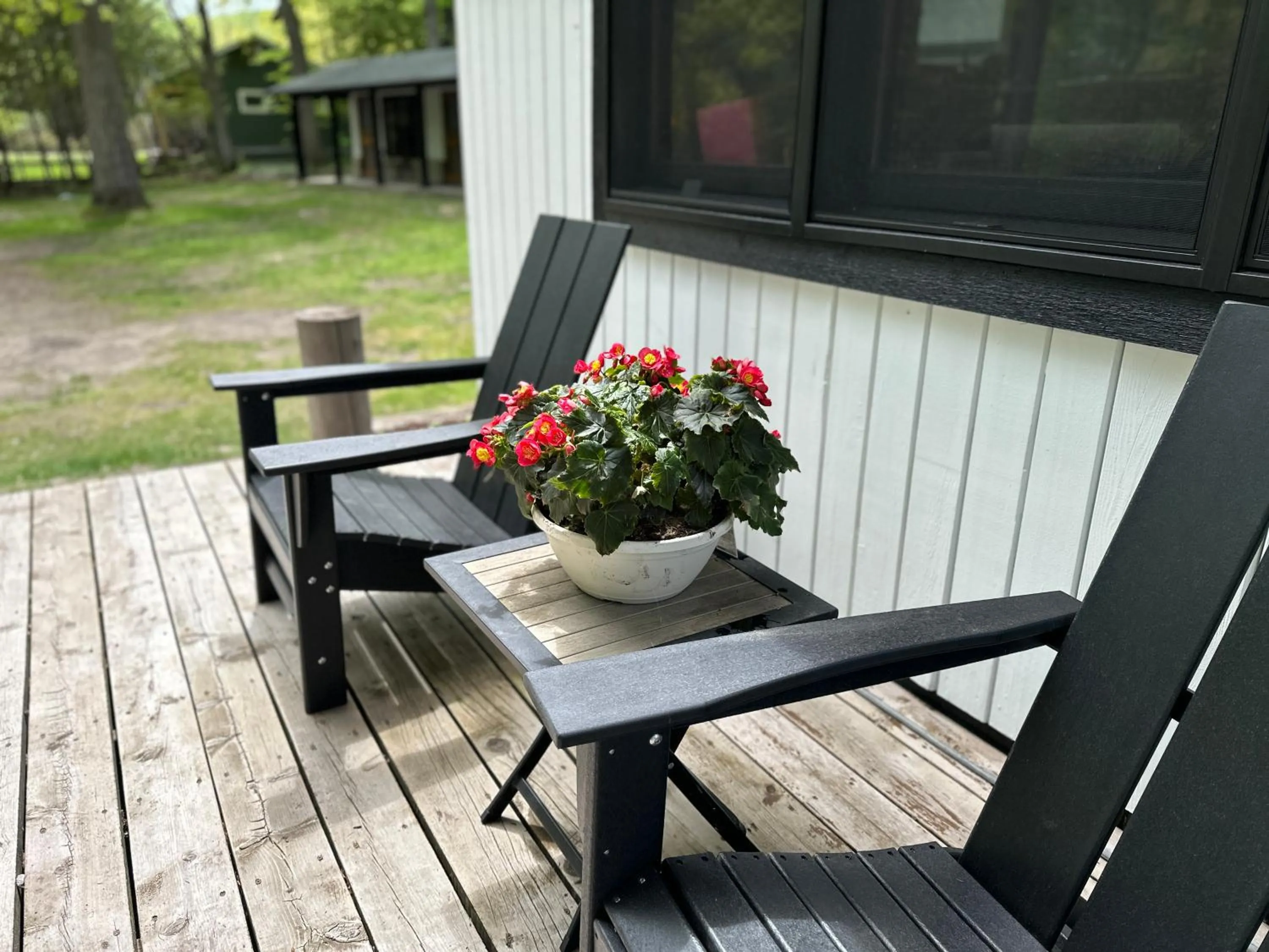 Seating area in Dune Climb Inn