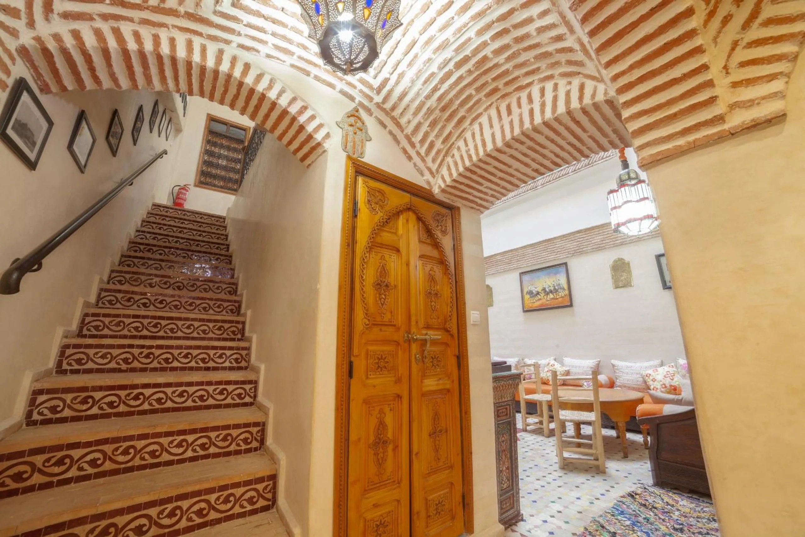 Living room in Riad Ikalimo 1