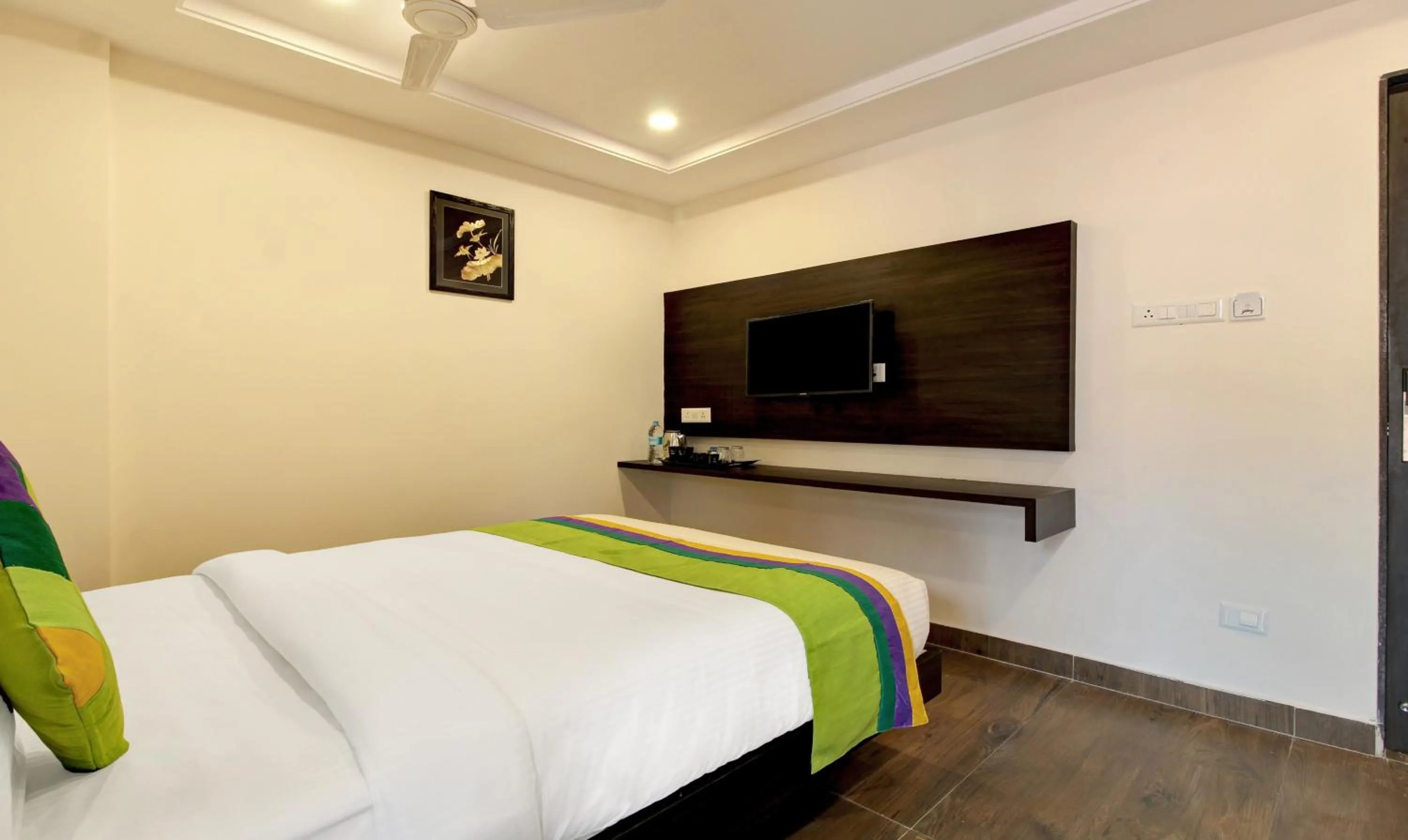 Bedroom, Bed in Treebo Excella