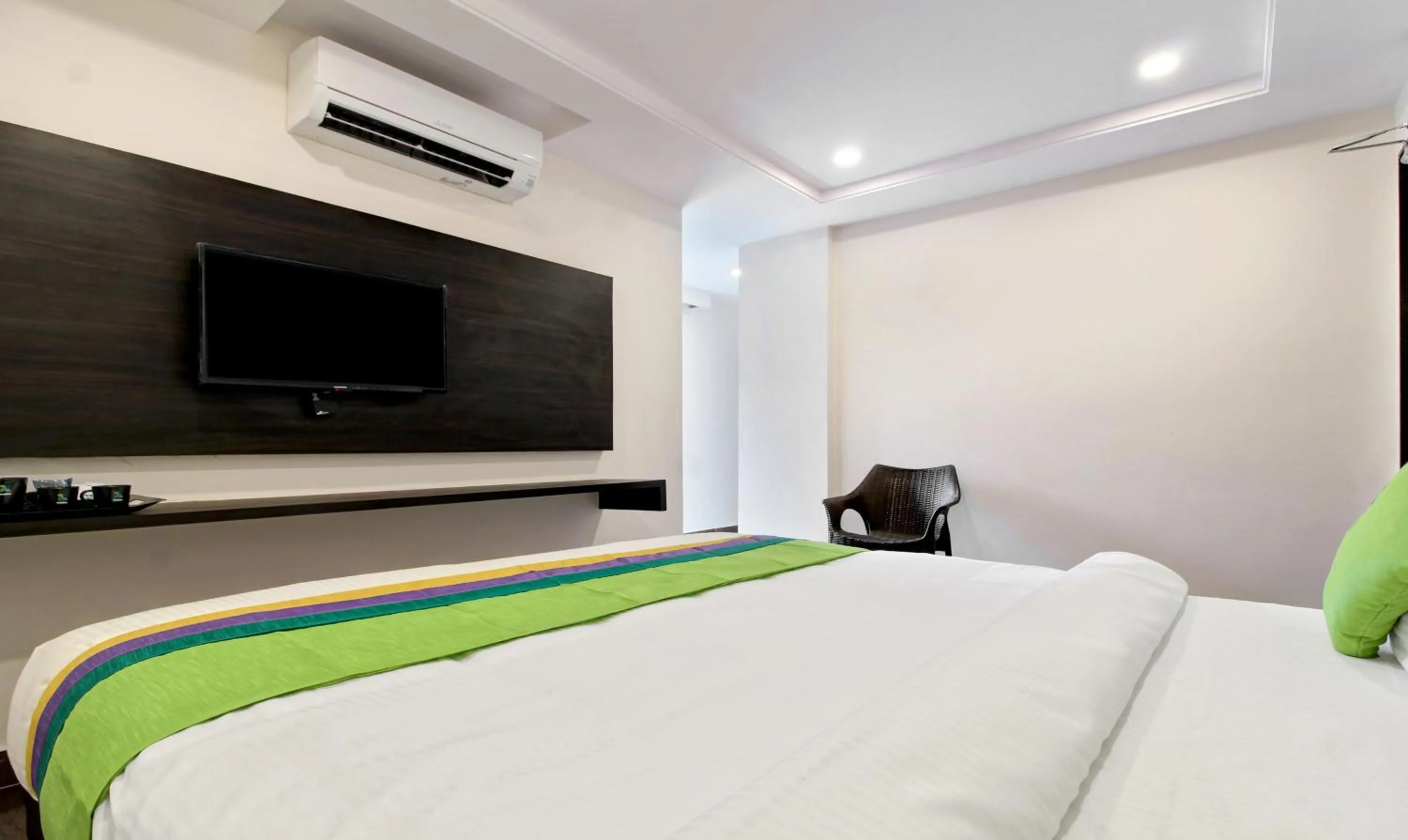 Bedroom, Bed in Treebo Excella