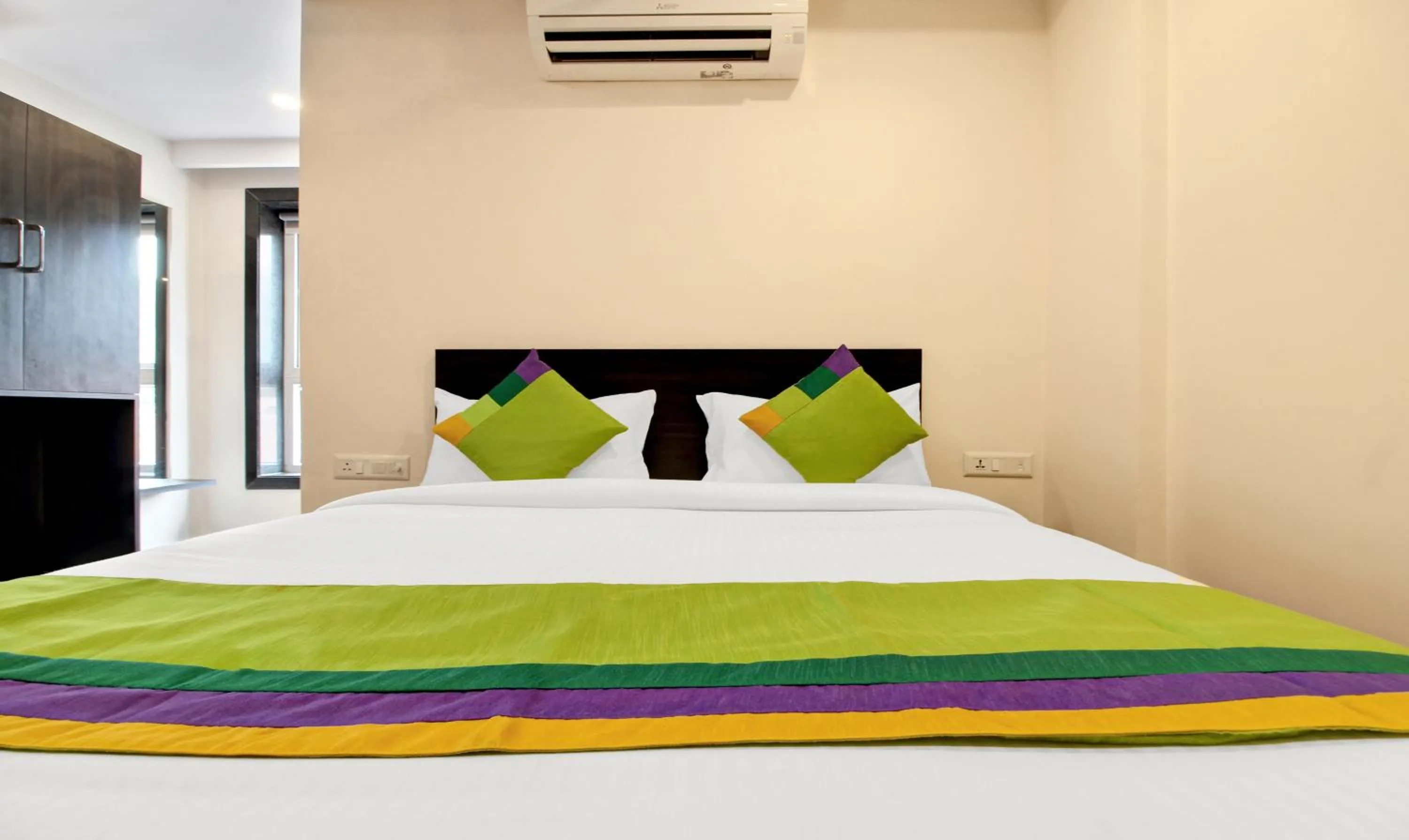 Bedroom, Bed in Treebo Excella