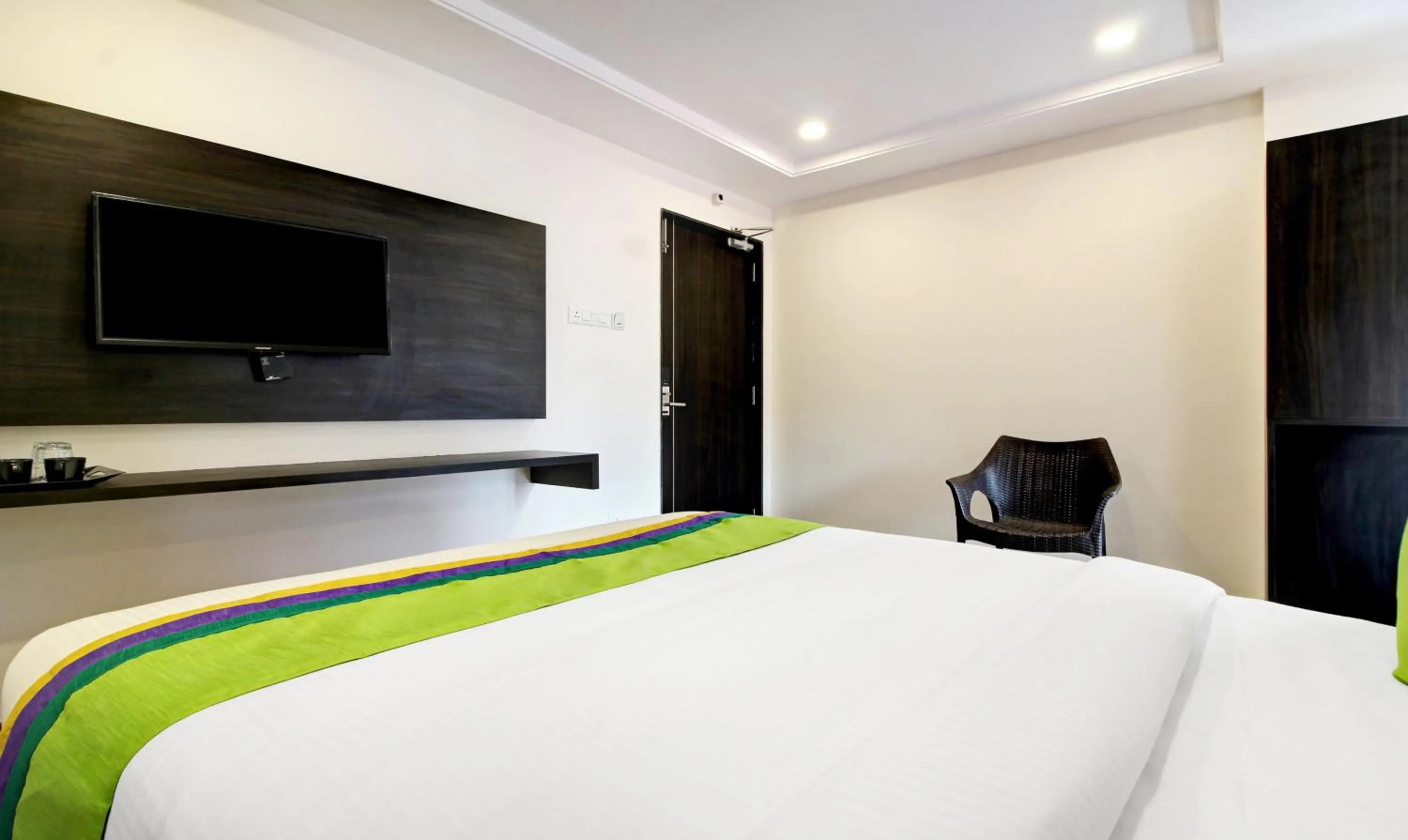 Bedroom, Bed in Treebo Excella