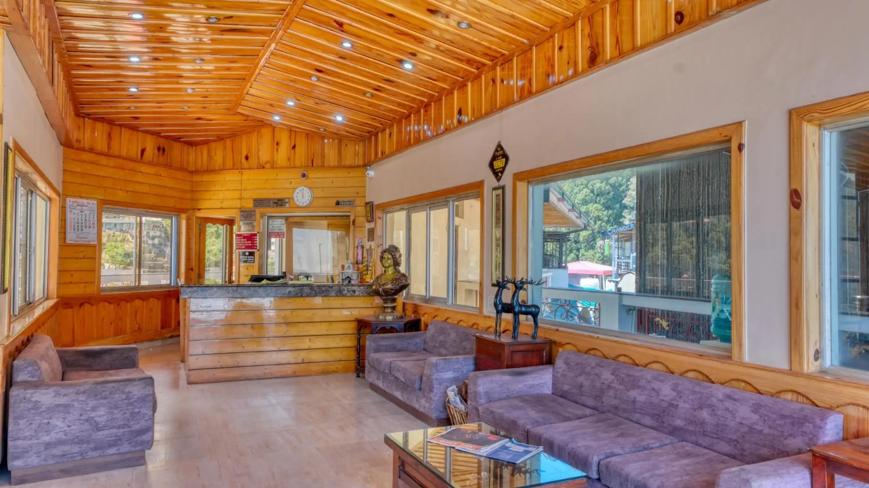 Lobby or reception in Basera Hotel, Mall Road Lobby or reception in Basera Hotel, Mall Road