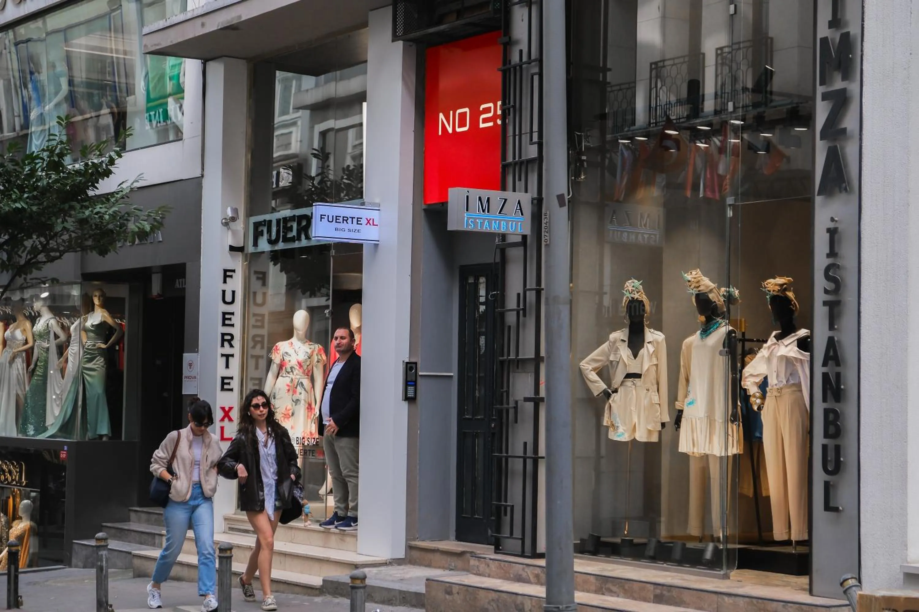 City view in No25 Suites Nisantasi